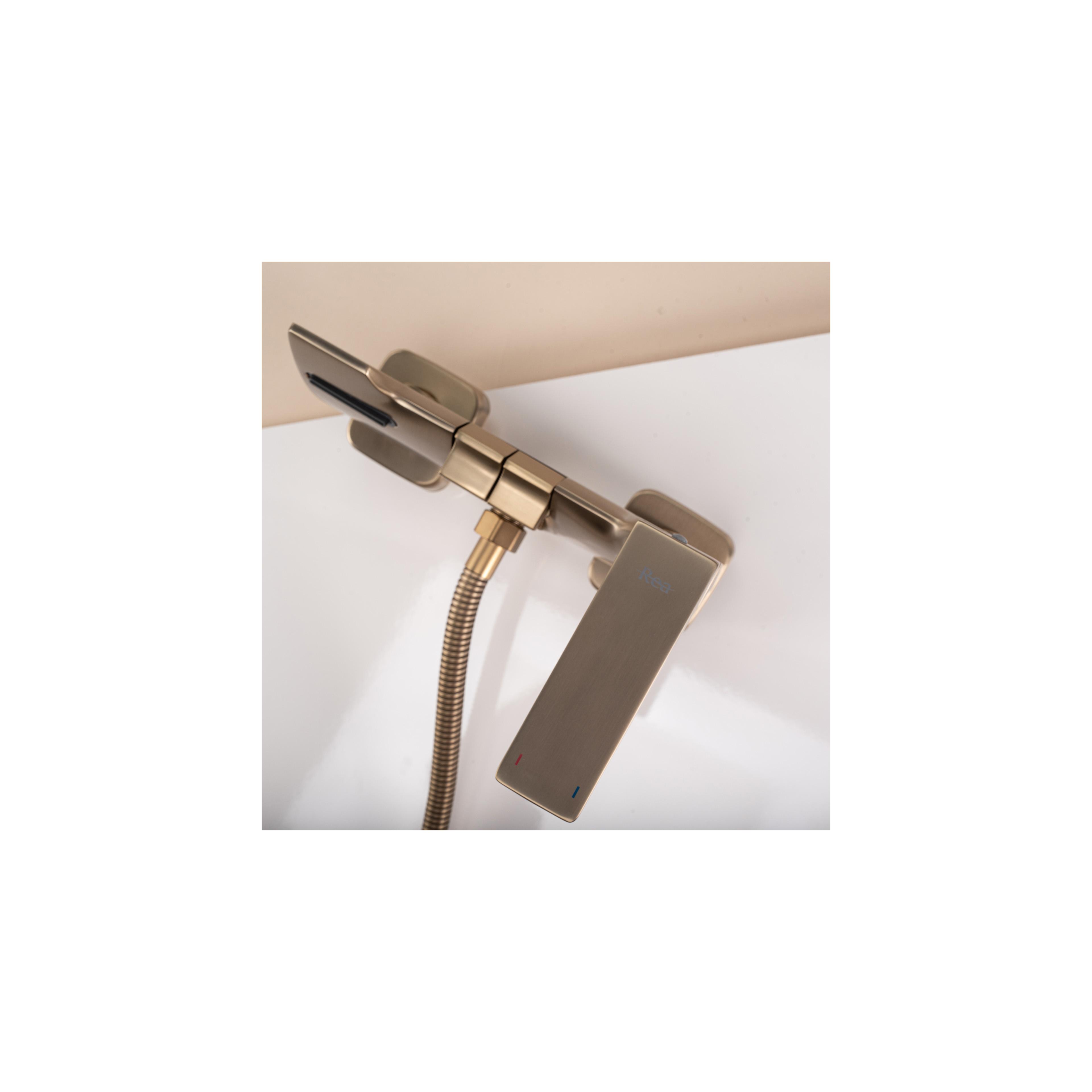 Wannenarmatur PREMIUM REA Joe Brush Gold