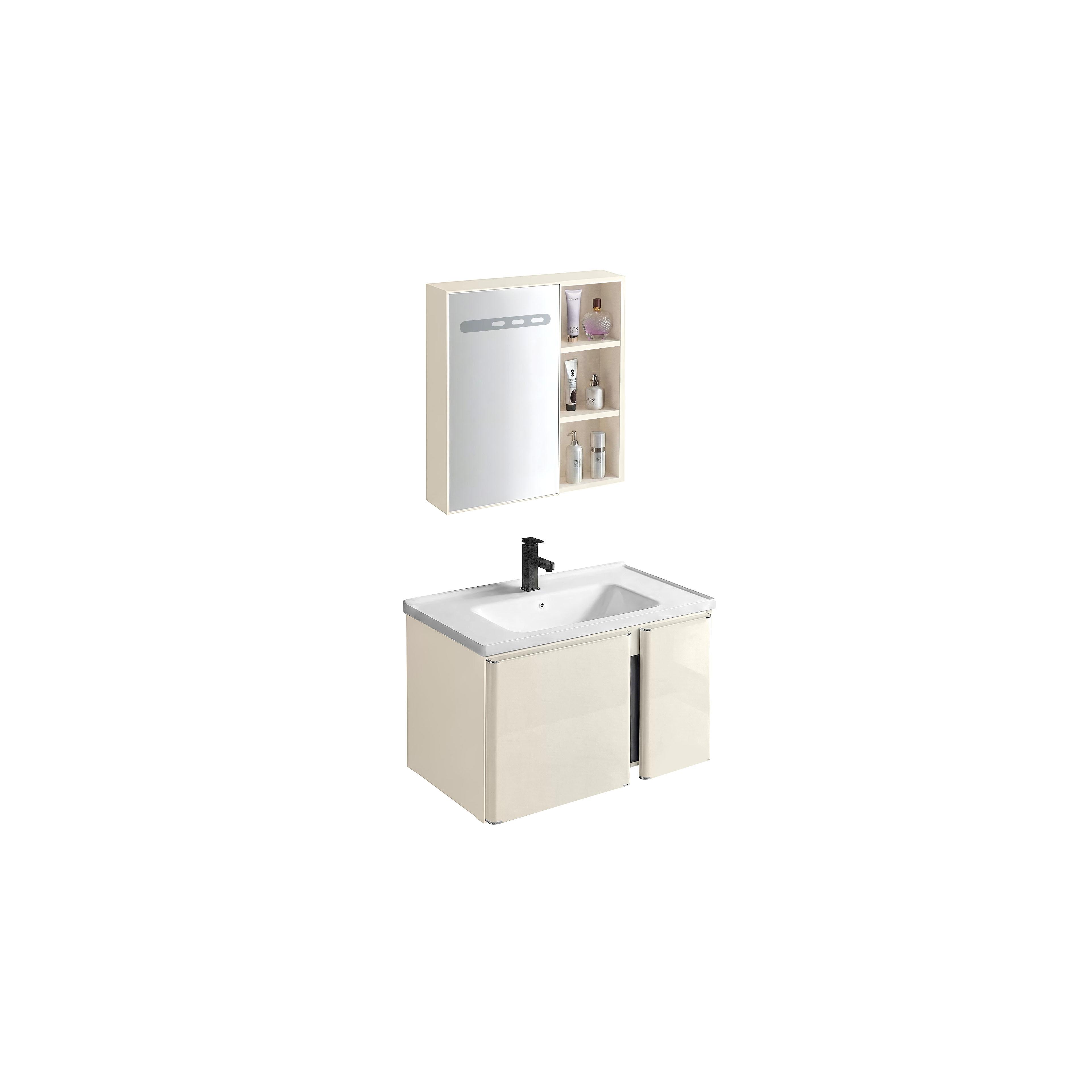 Bathroom furniture set with washbasin Tula 60cm Beige