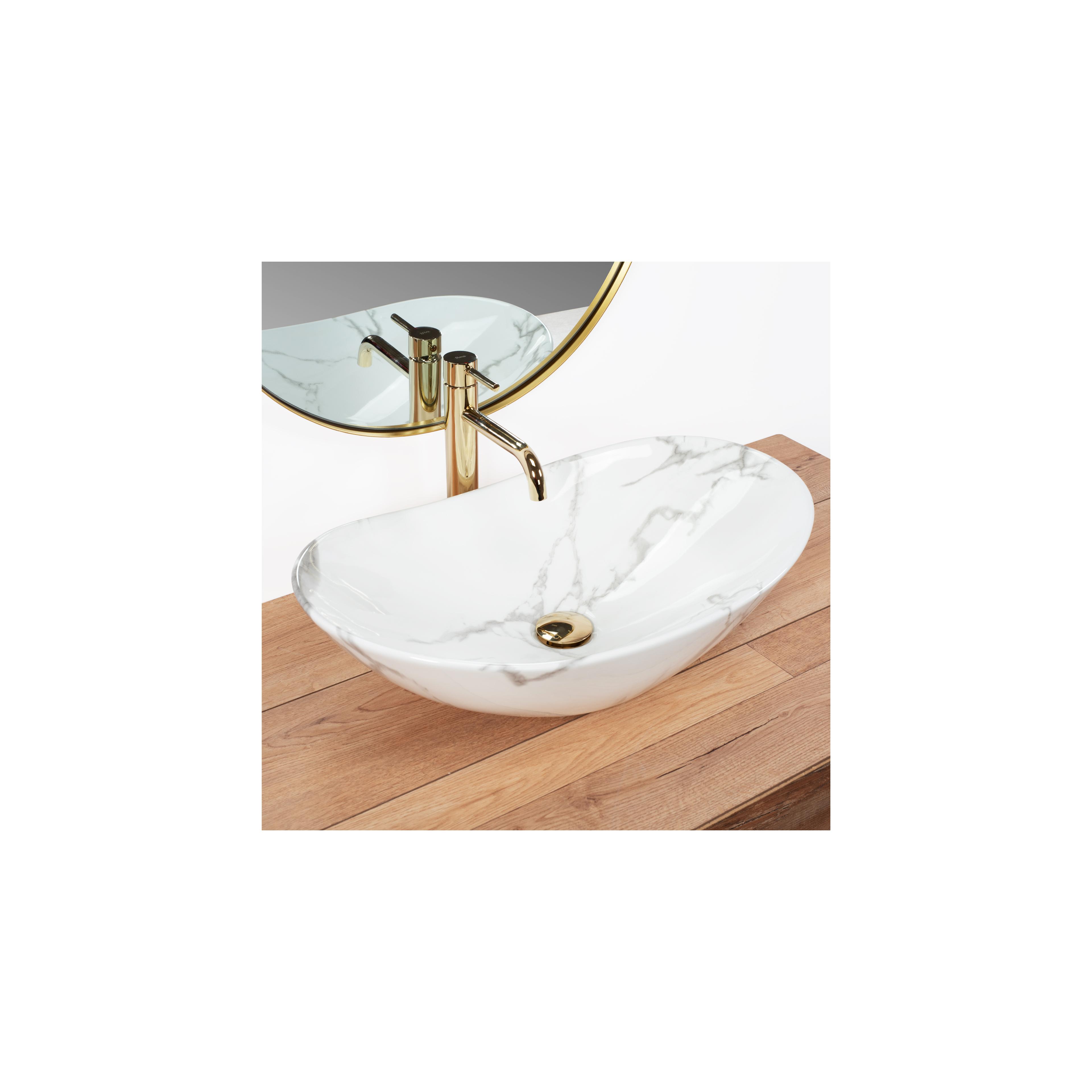 REA Royal Marmo Shiny Countertop valamu