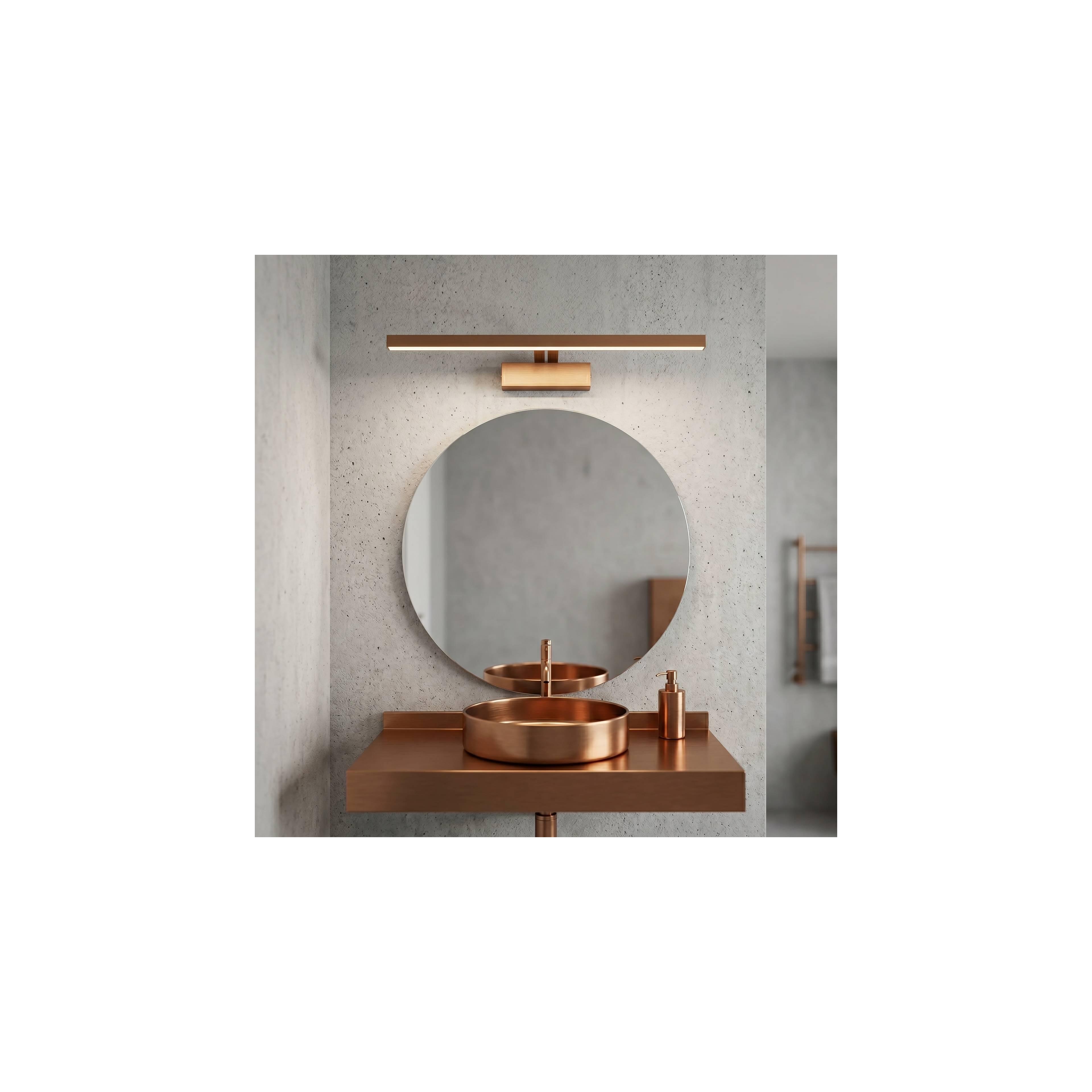 Vannitoa seina LED-valgusti SWE014-1W 58cm BRUSH COPPER