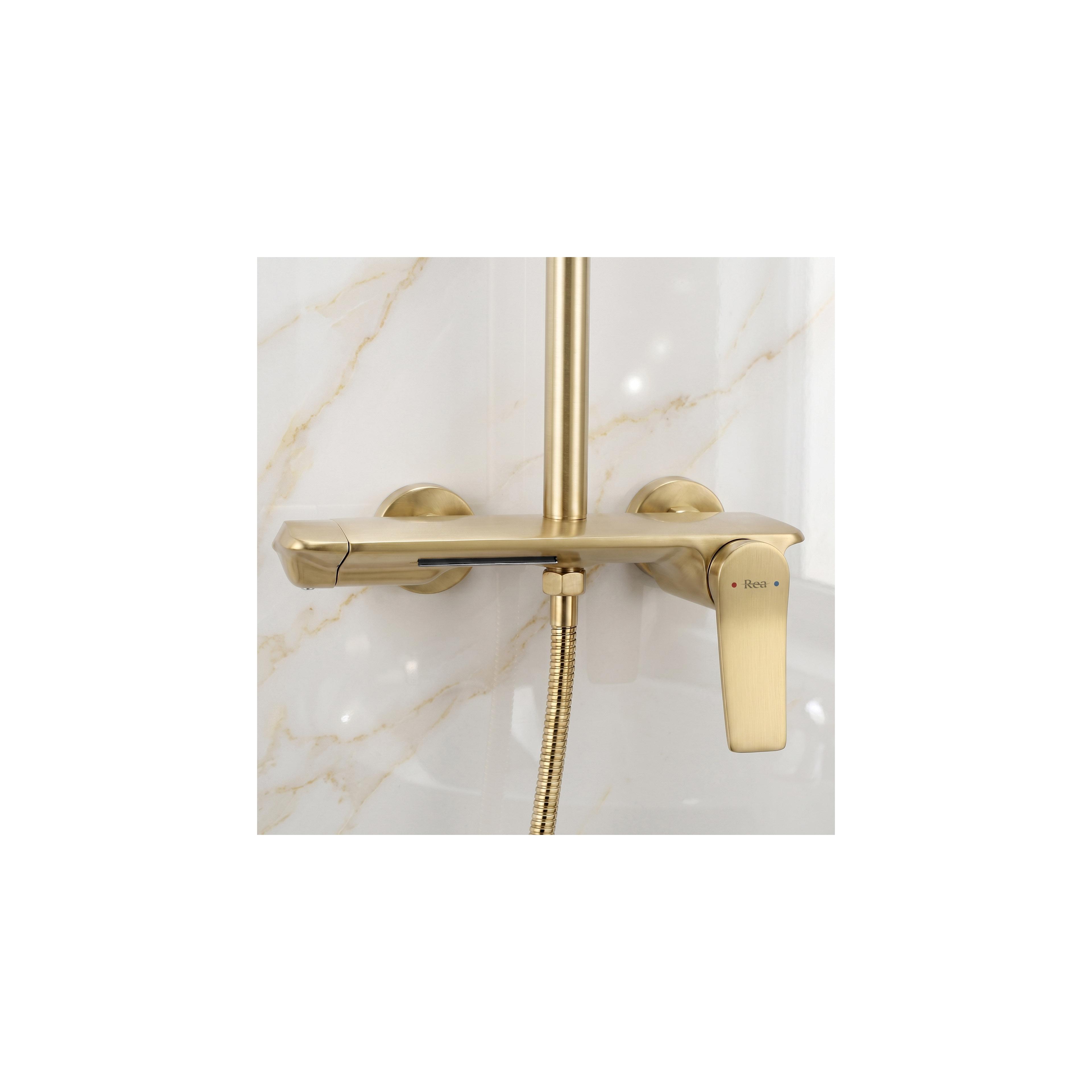 Tuš set Rea Vision Brush Gold