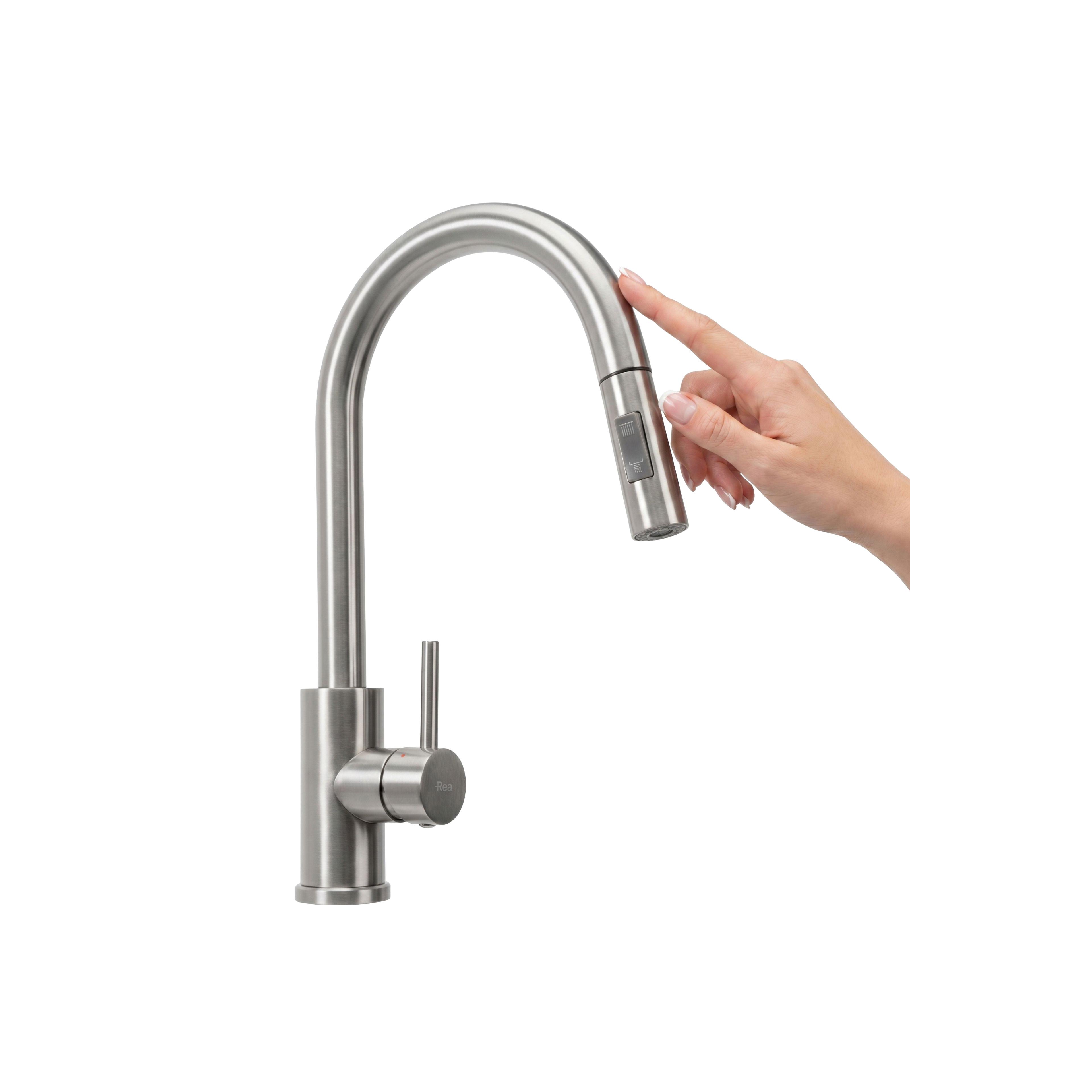 Kitchen faucet Fresh Touch Brush Nickel