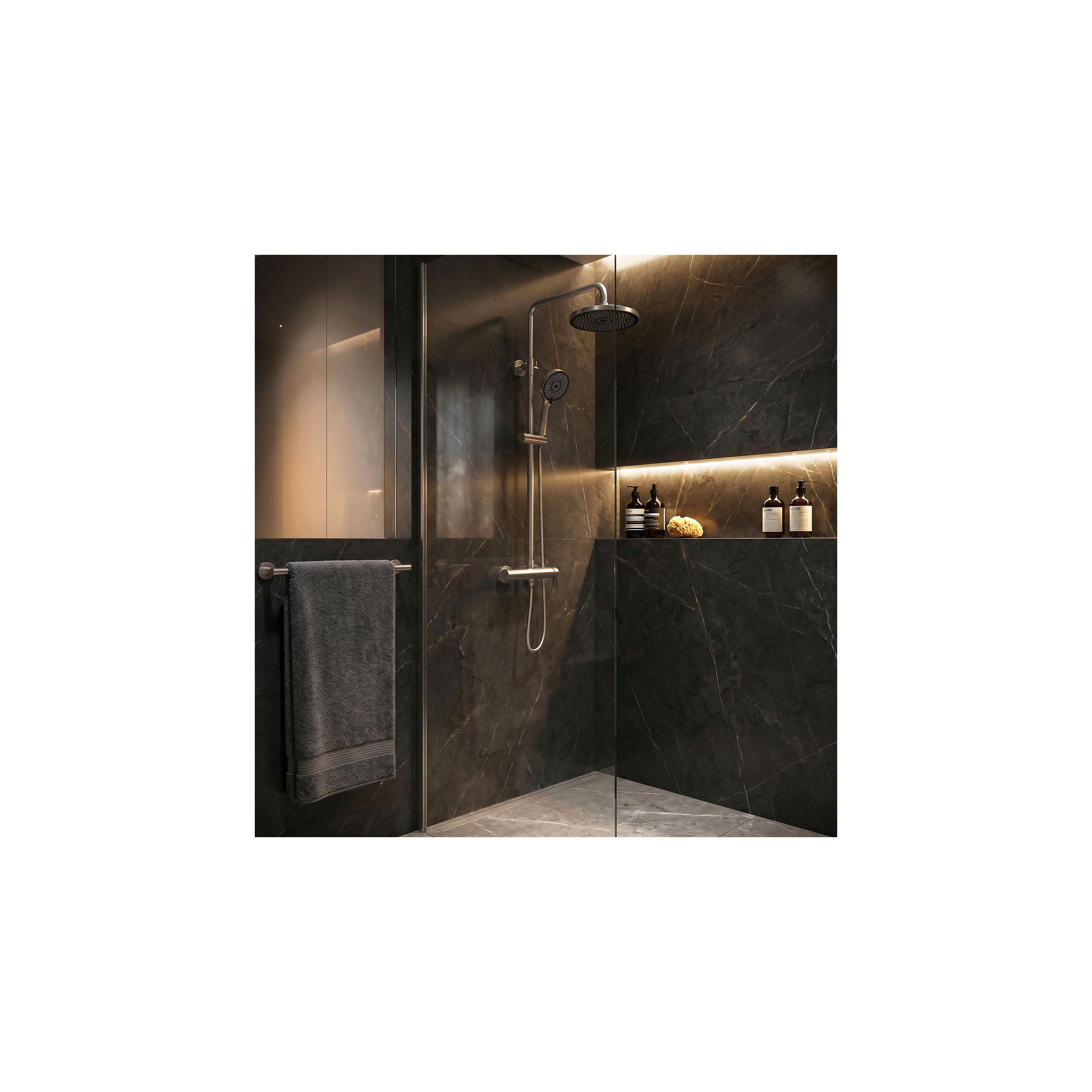Shower set Rea Hunter Brush Nickel