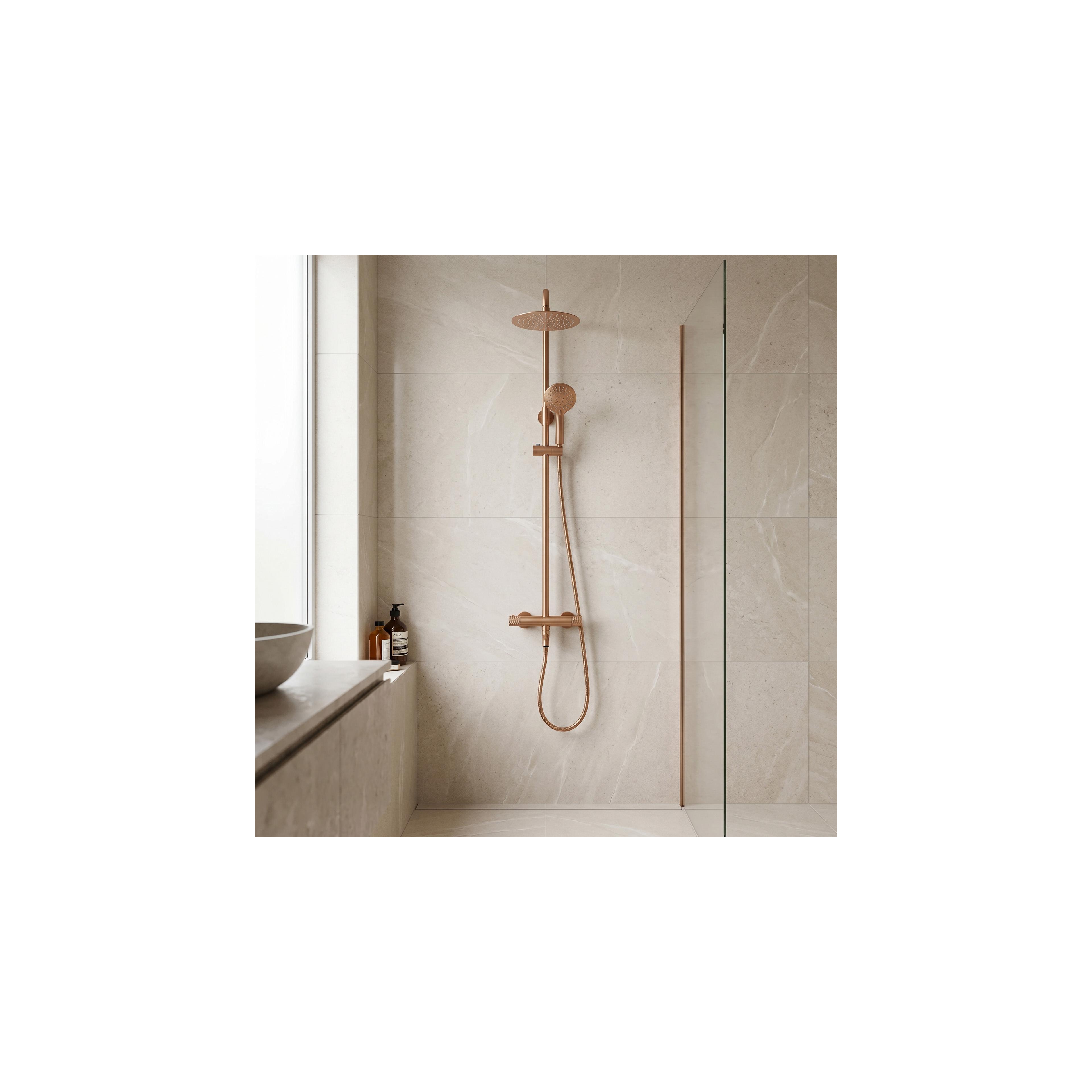 Душ система с Термостат Rea Lungo Diamond Copper Brush