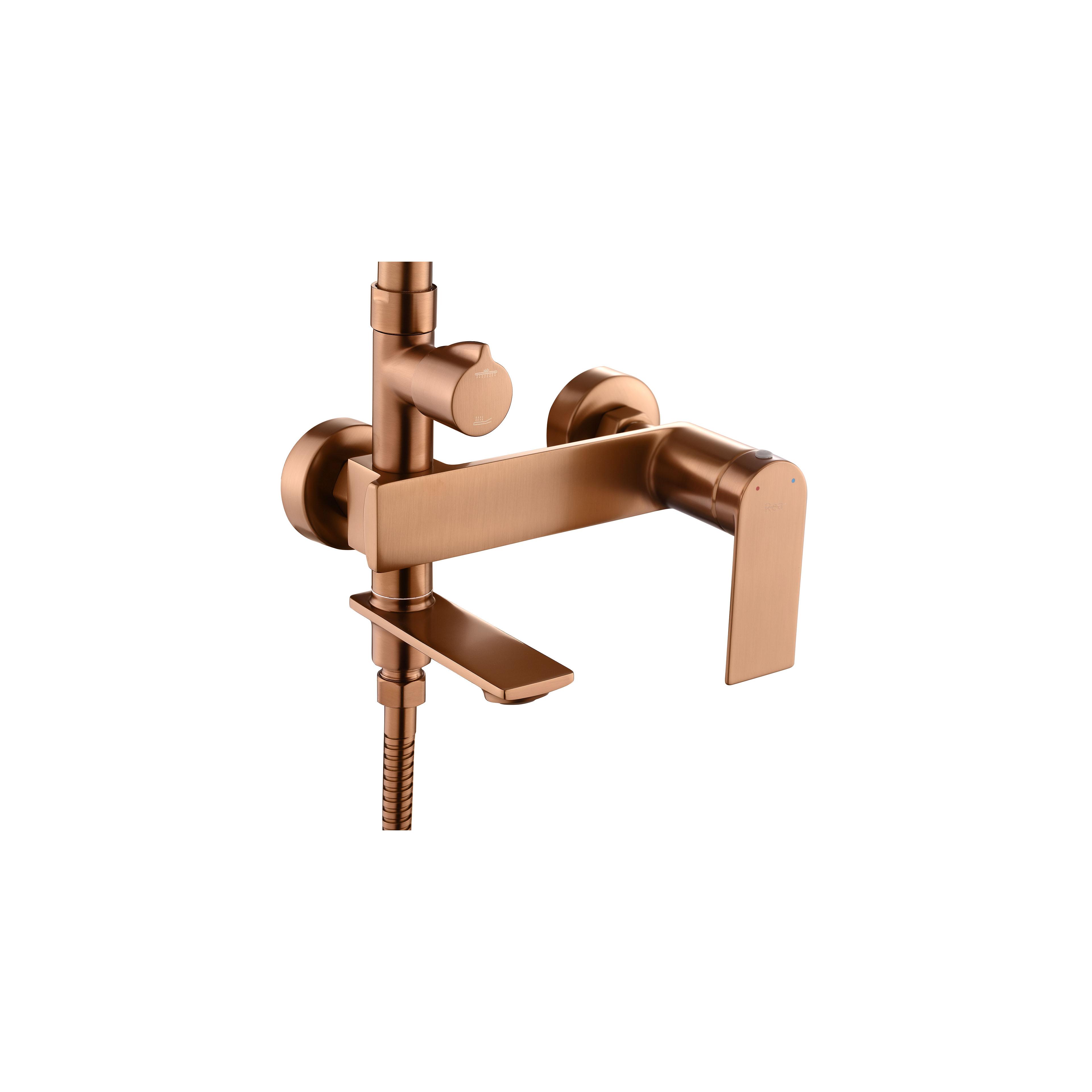 Shower set REA STORM COPPER BRUSH