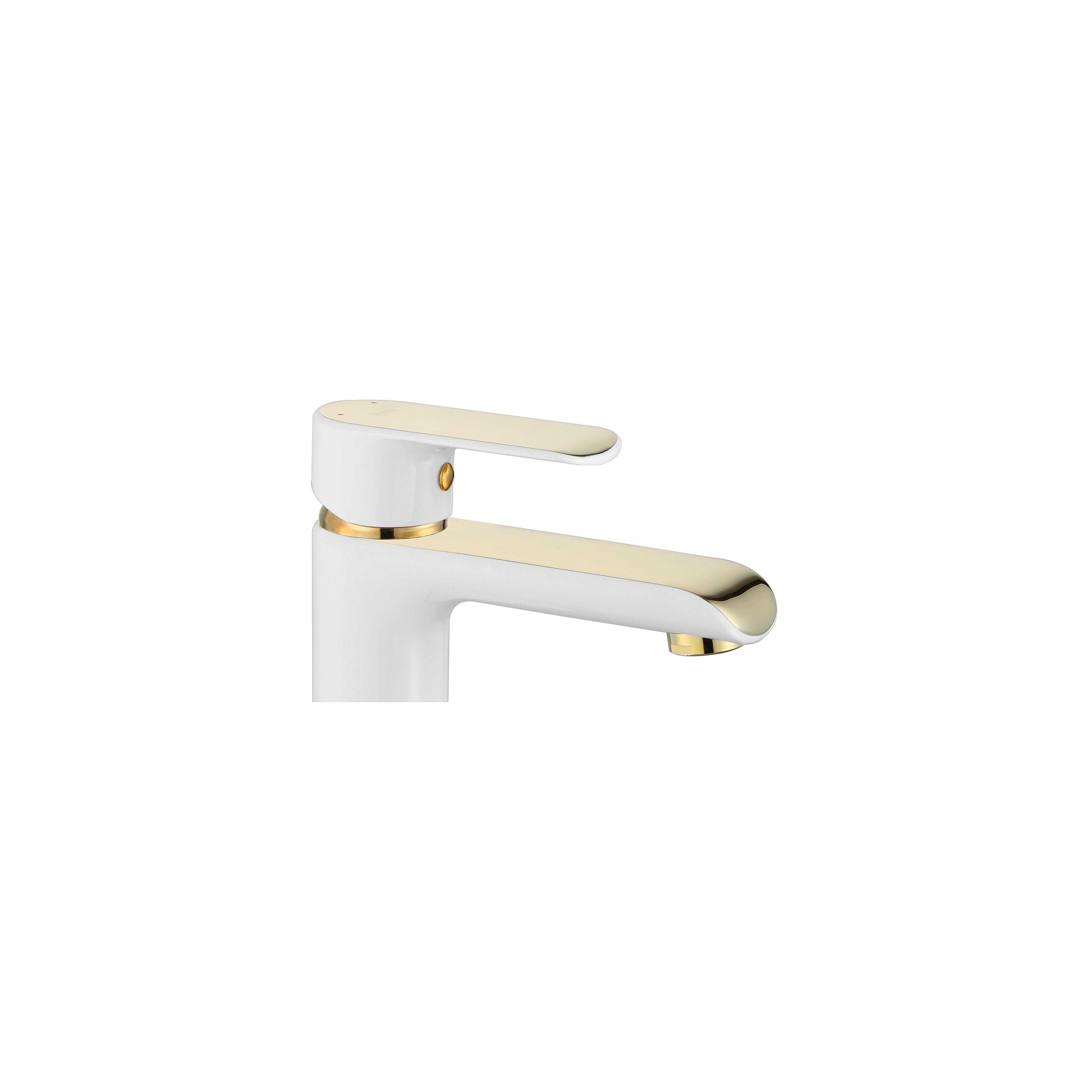 Baterie pentru baie REA Bloom White Gold Low