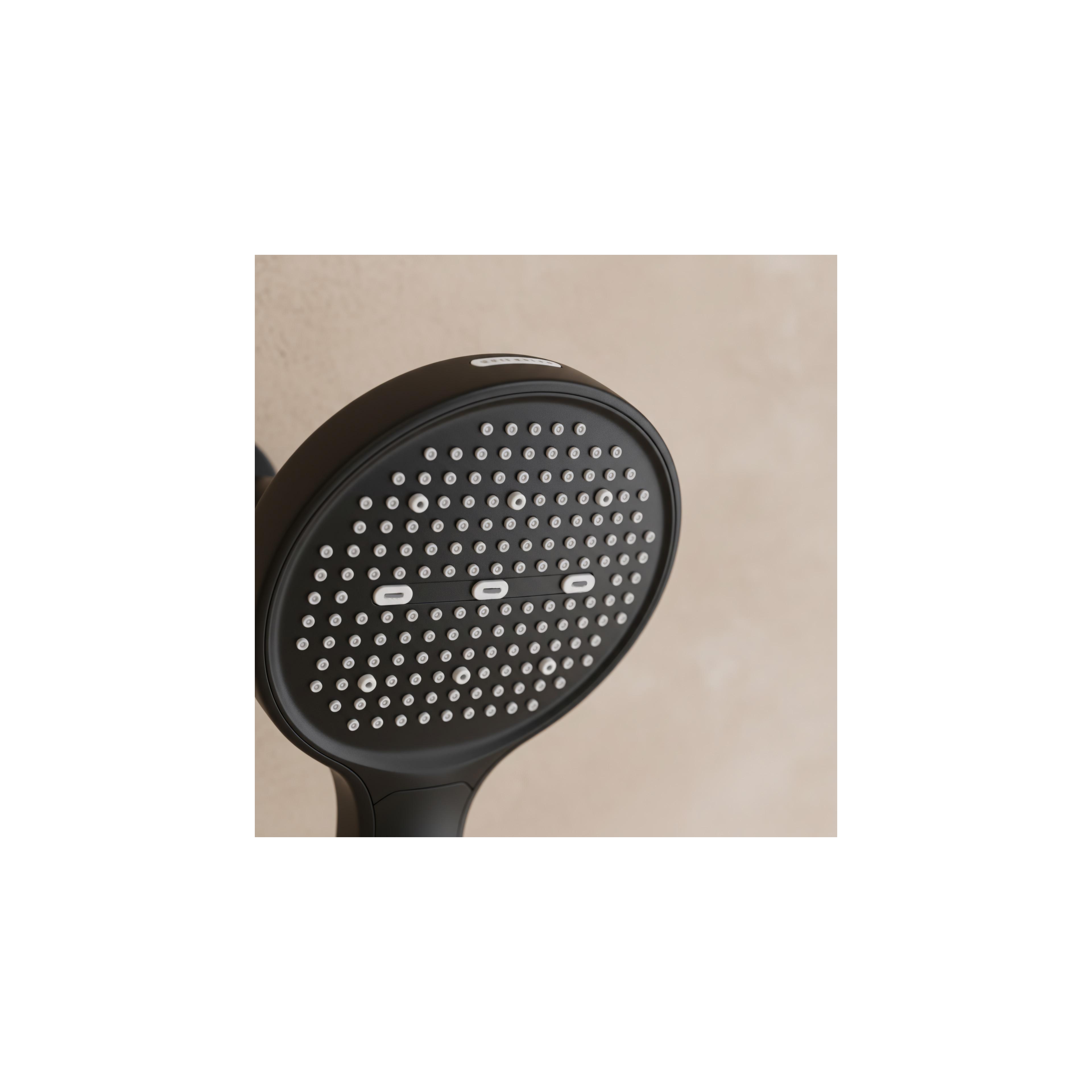 Ρυθμιζόμενη Στήλη Ντουζ  REA Farel Black 87- 128 εκ.