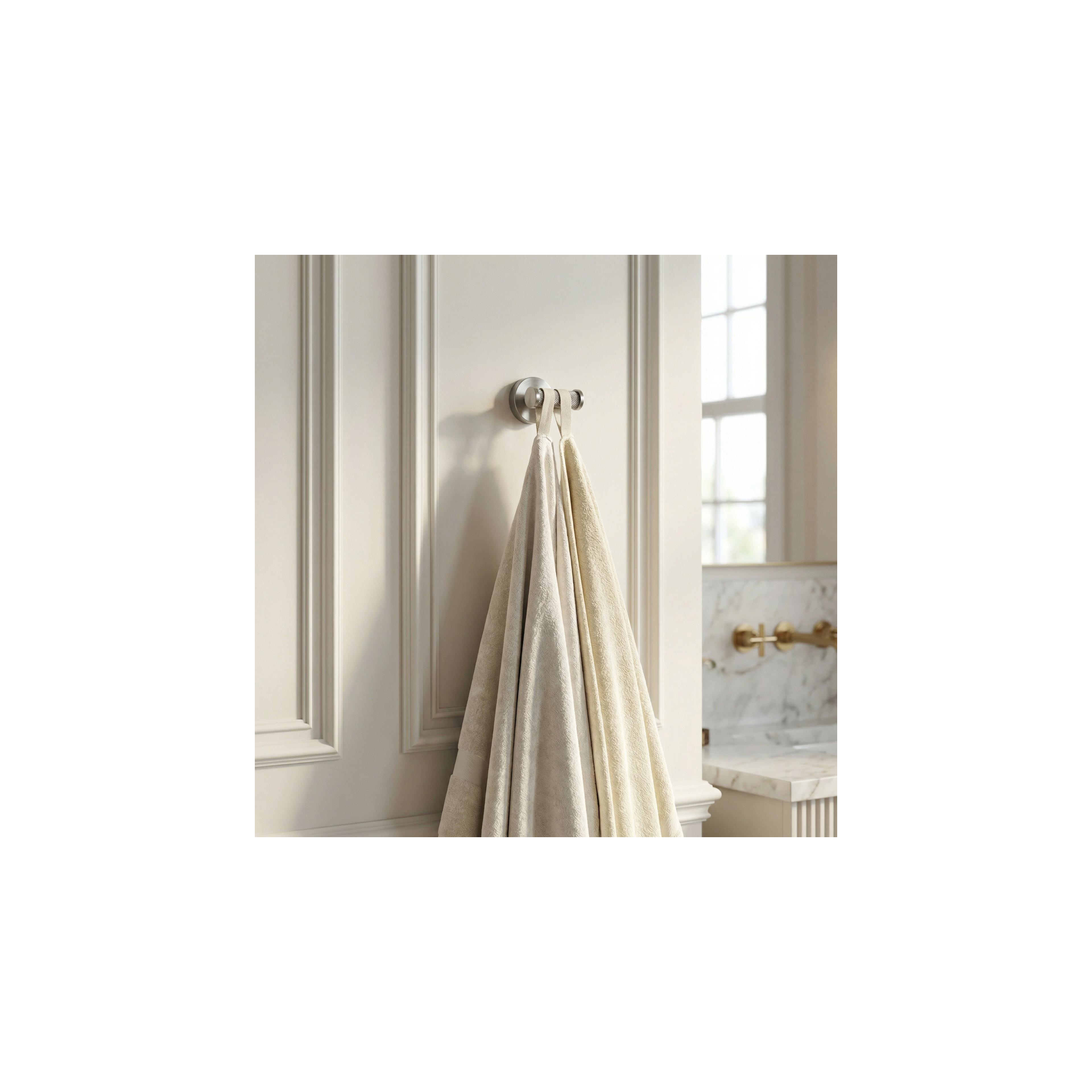 Double hanger 6612 Modern Brush Nickel