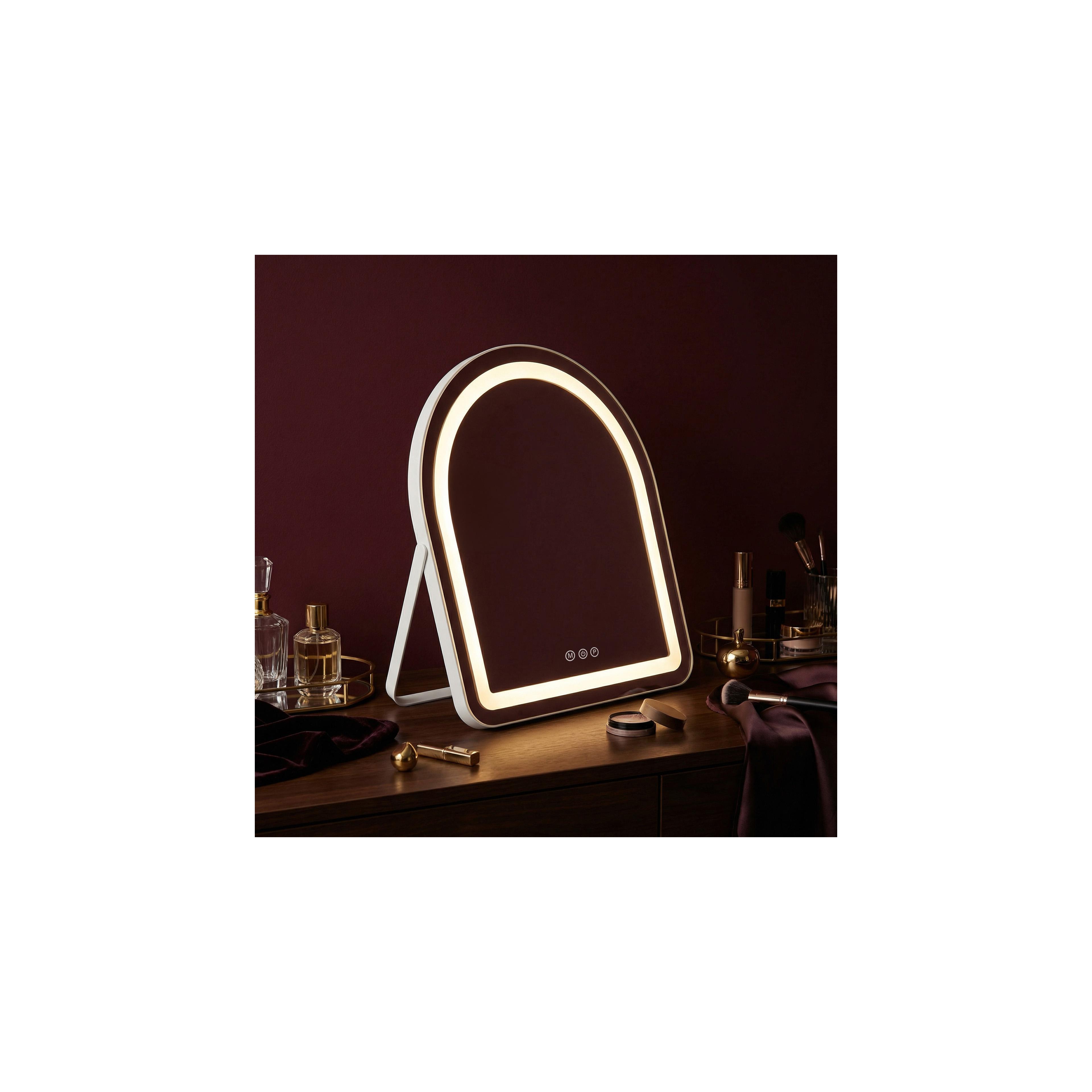 LED-spegel GLAM White 40x45cm
