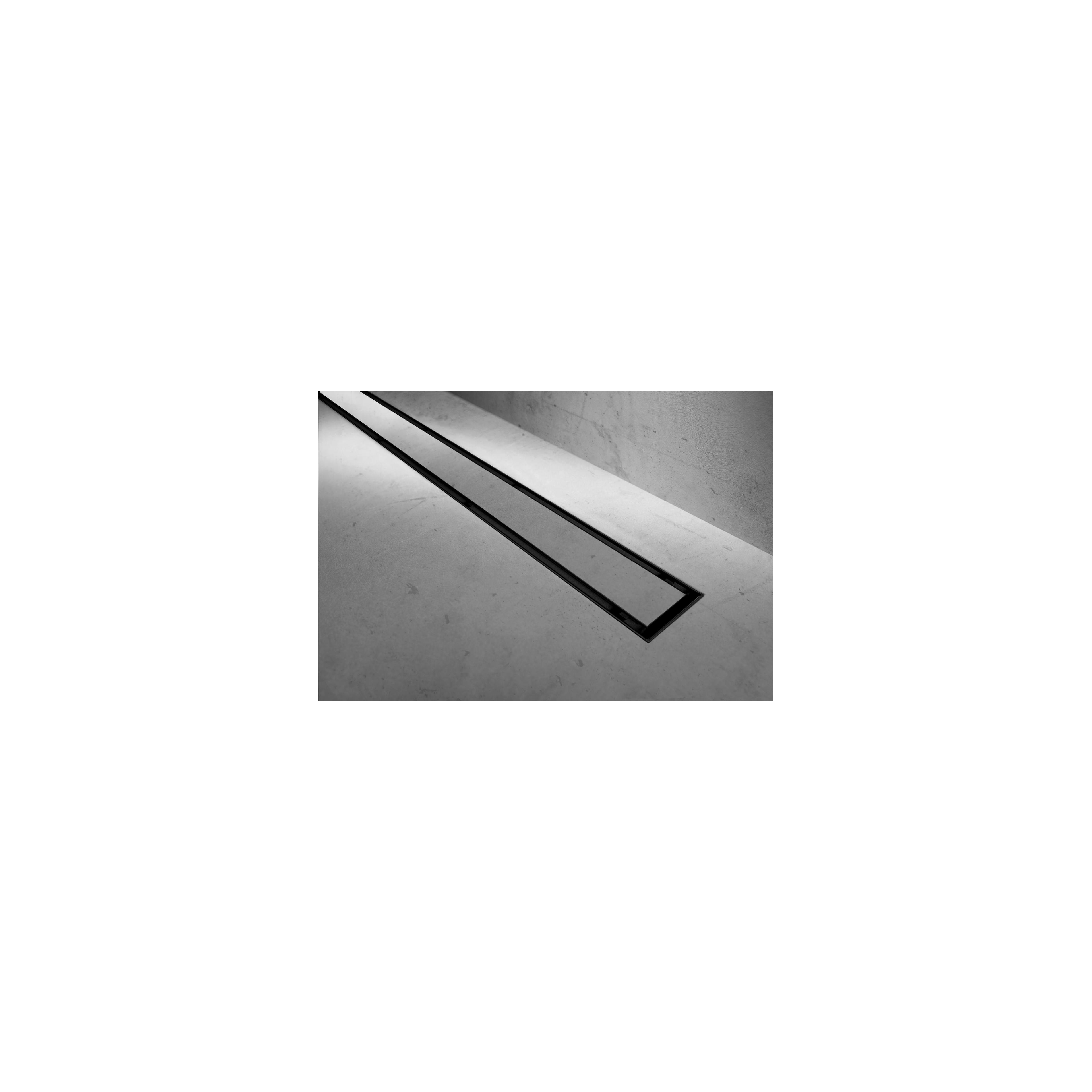 Linear drainage REA PURE NEO PRO black matt 90