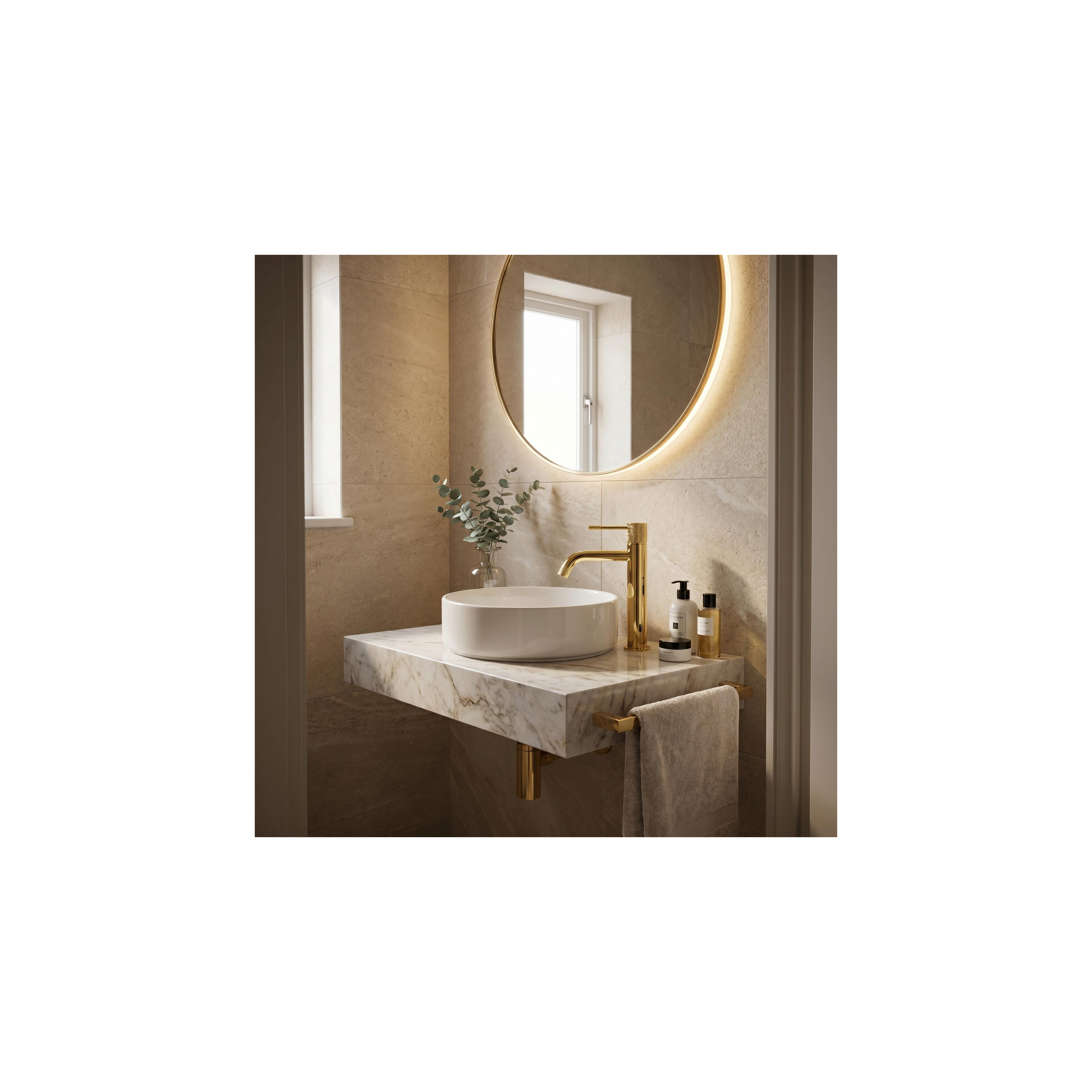 Bathroom faucet Rea Venti Gold High