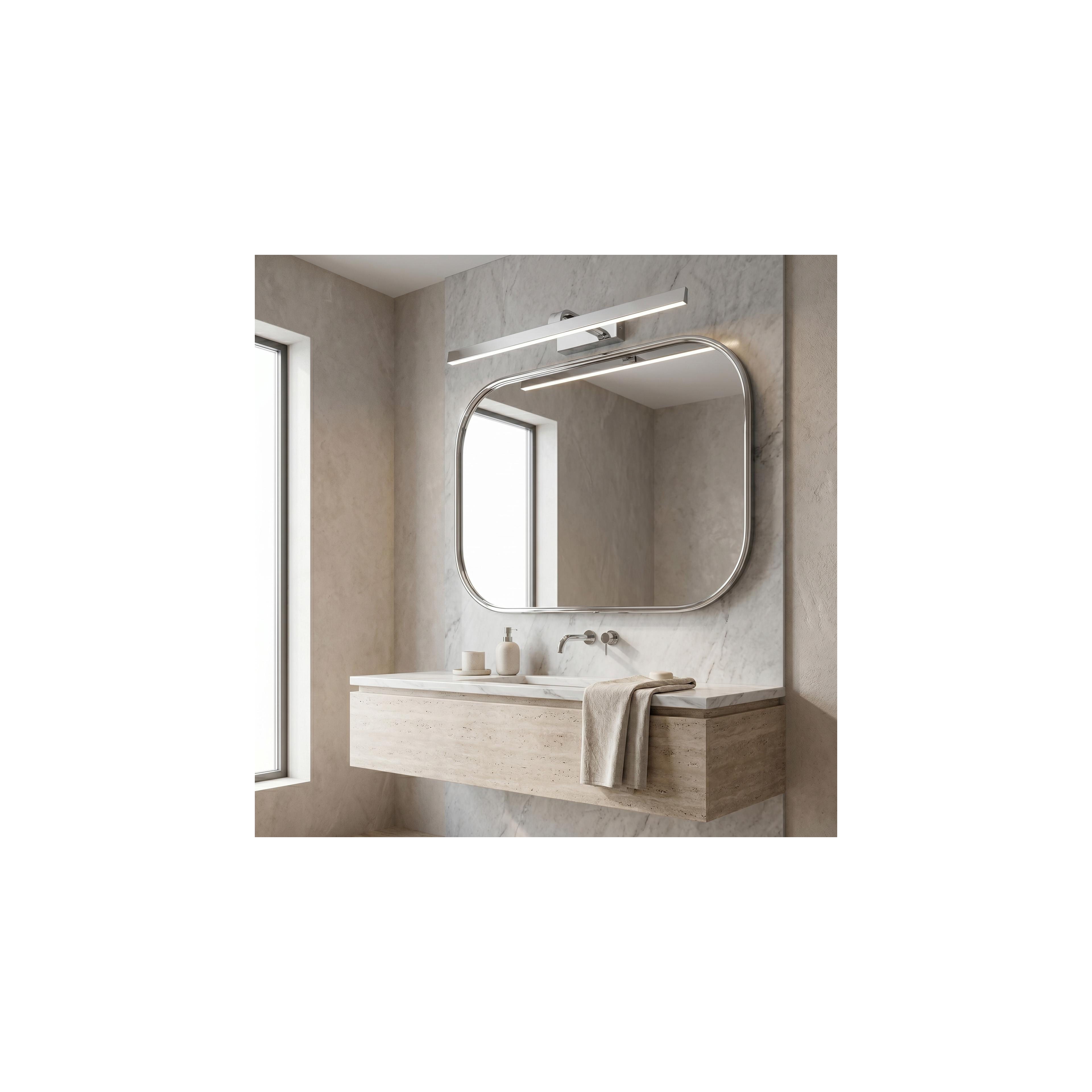 Kopalniška stenska LED svetilka SWE003-1W 73cm CHROME