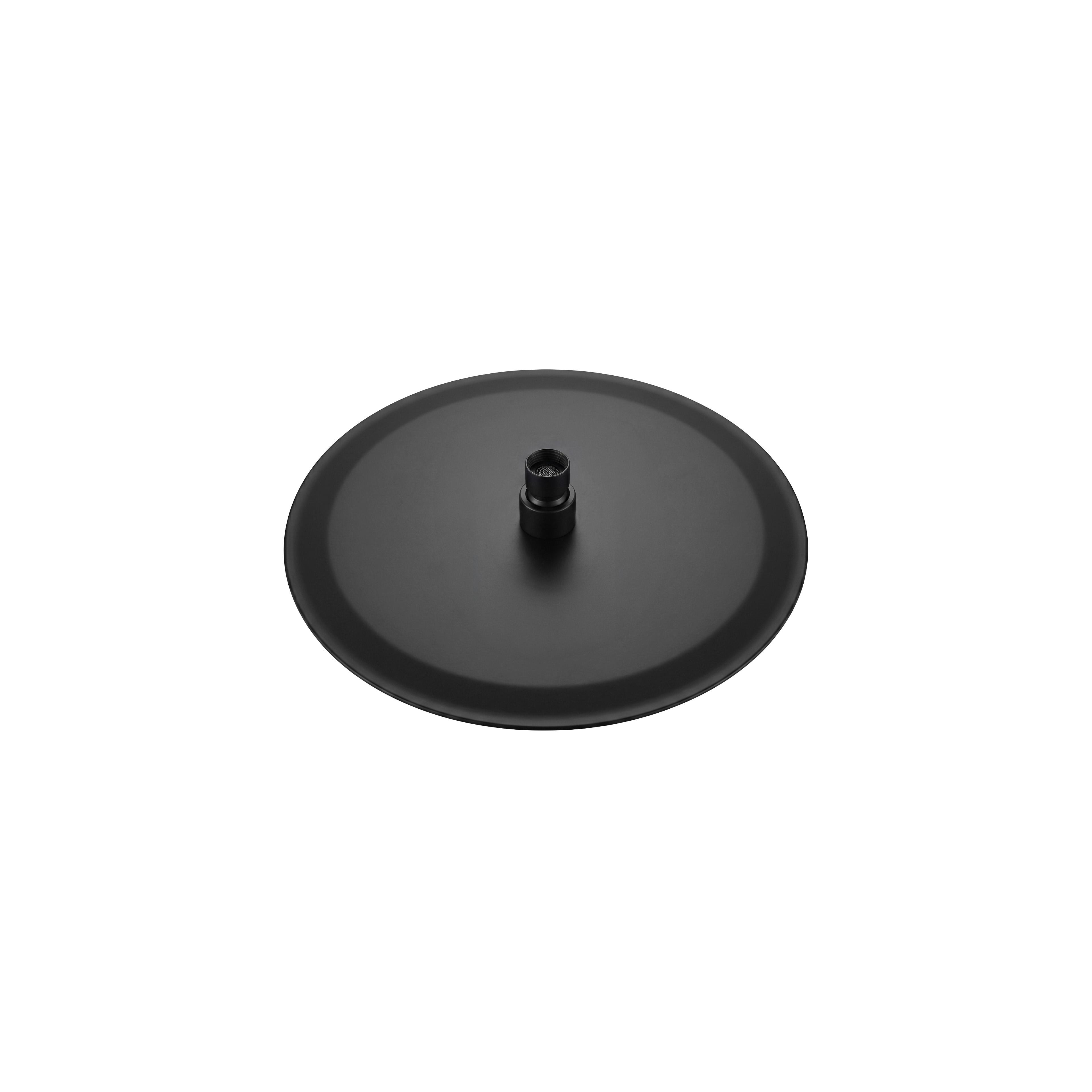Runt duschhuvud REA JS-P014B 30cm Black
