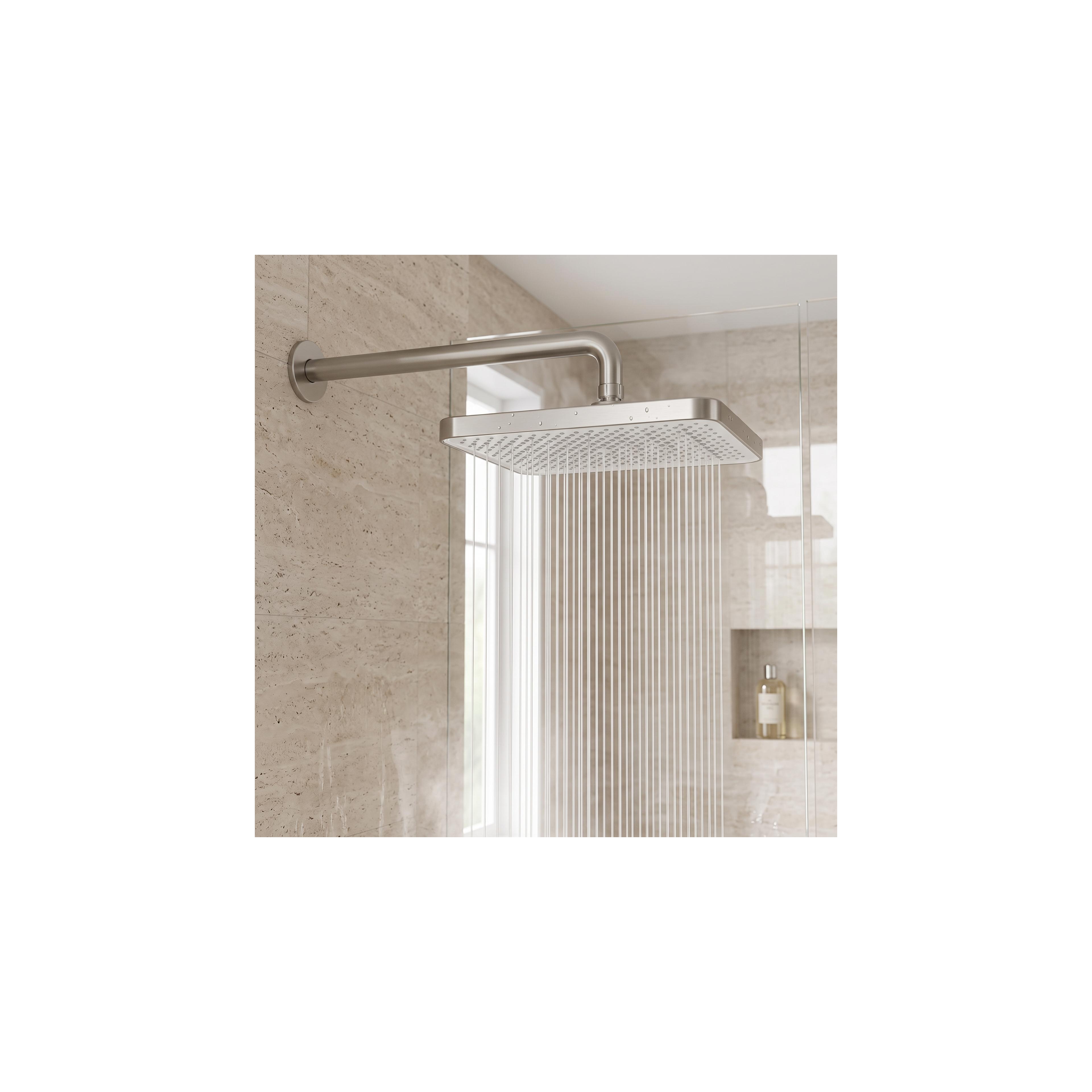 Pravokutna tuš ruža REA JS-032 Brushed Nickel