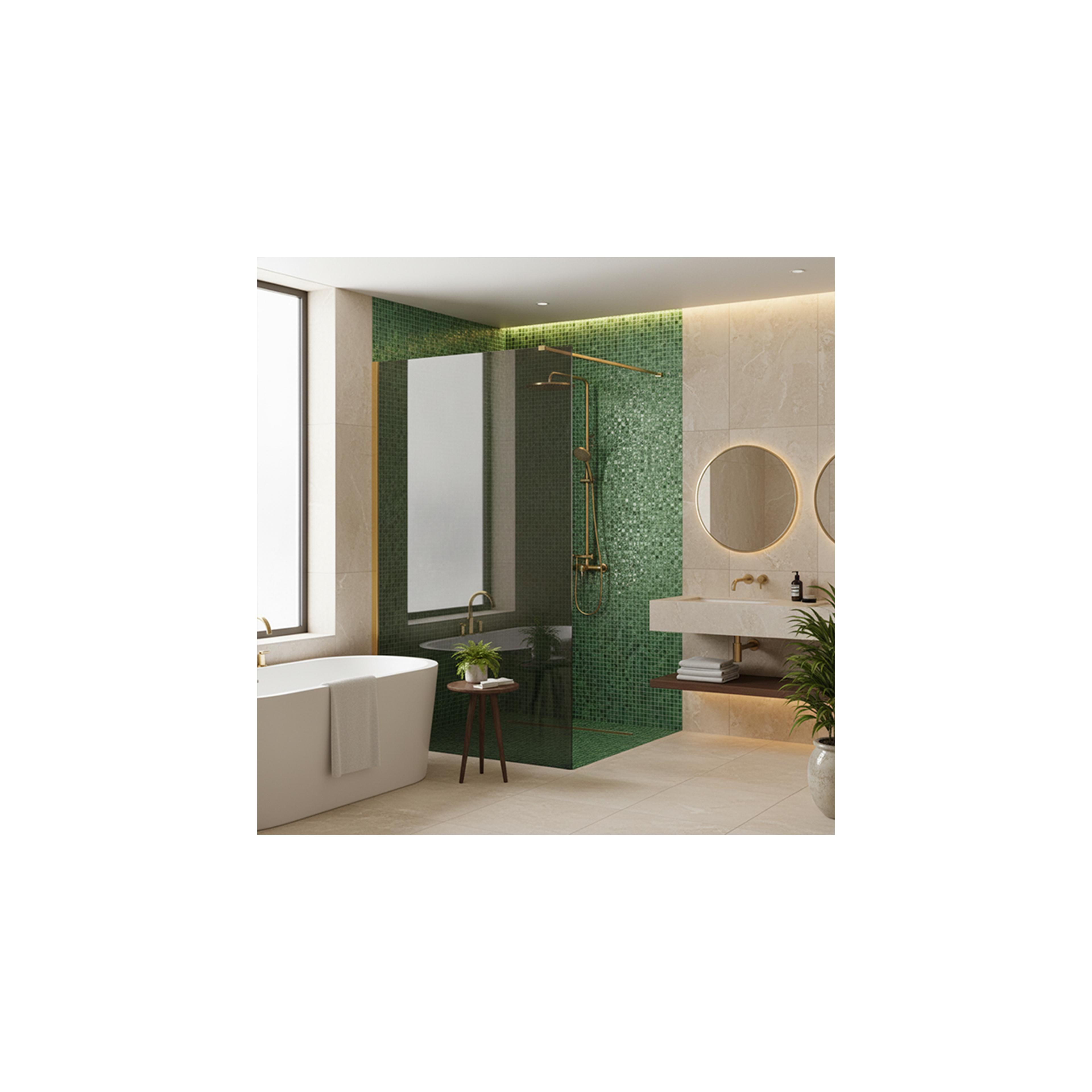 Paroi de douche Rea Flexi Grey / Gold 110