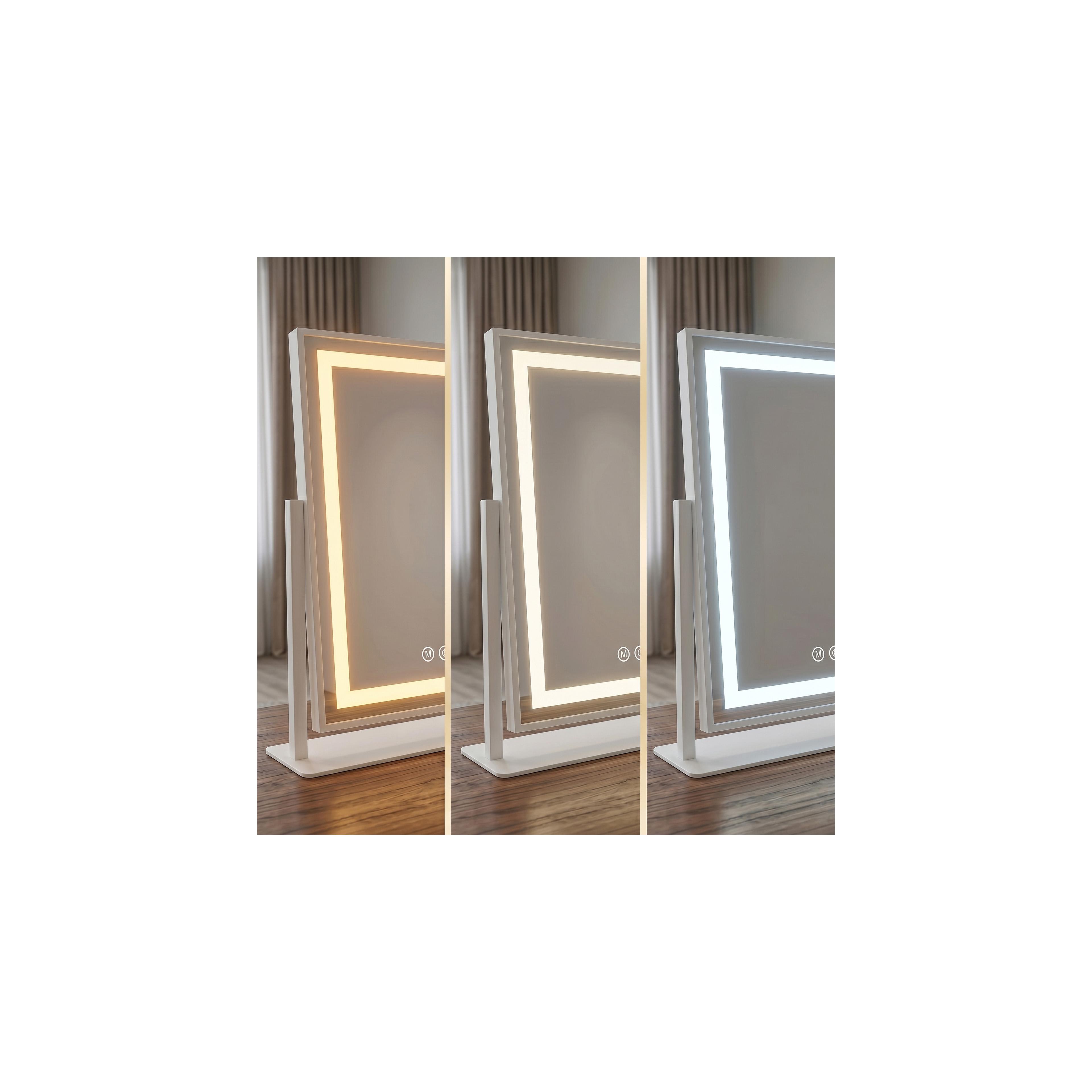 Mirror LED LUMI White 30x40cm