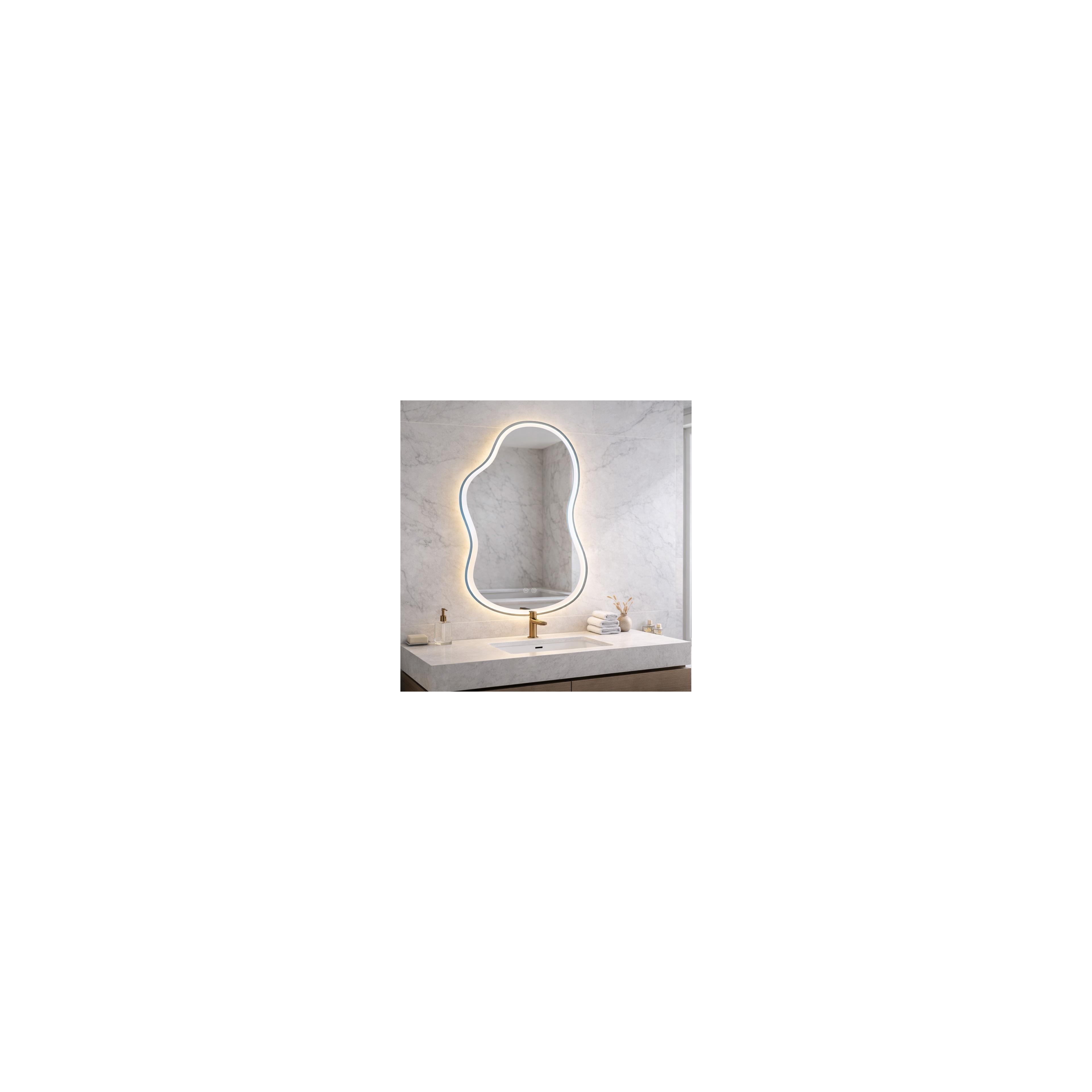 ΕΠΙΤΟΙΧΙΟΣ ΚΑΘΡΕΦΤΗΣ LED LED UNO DOUBLE 80x55 cm
