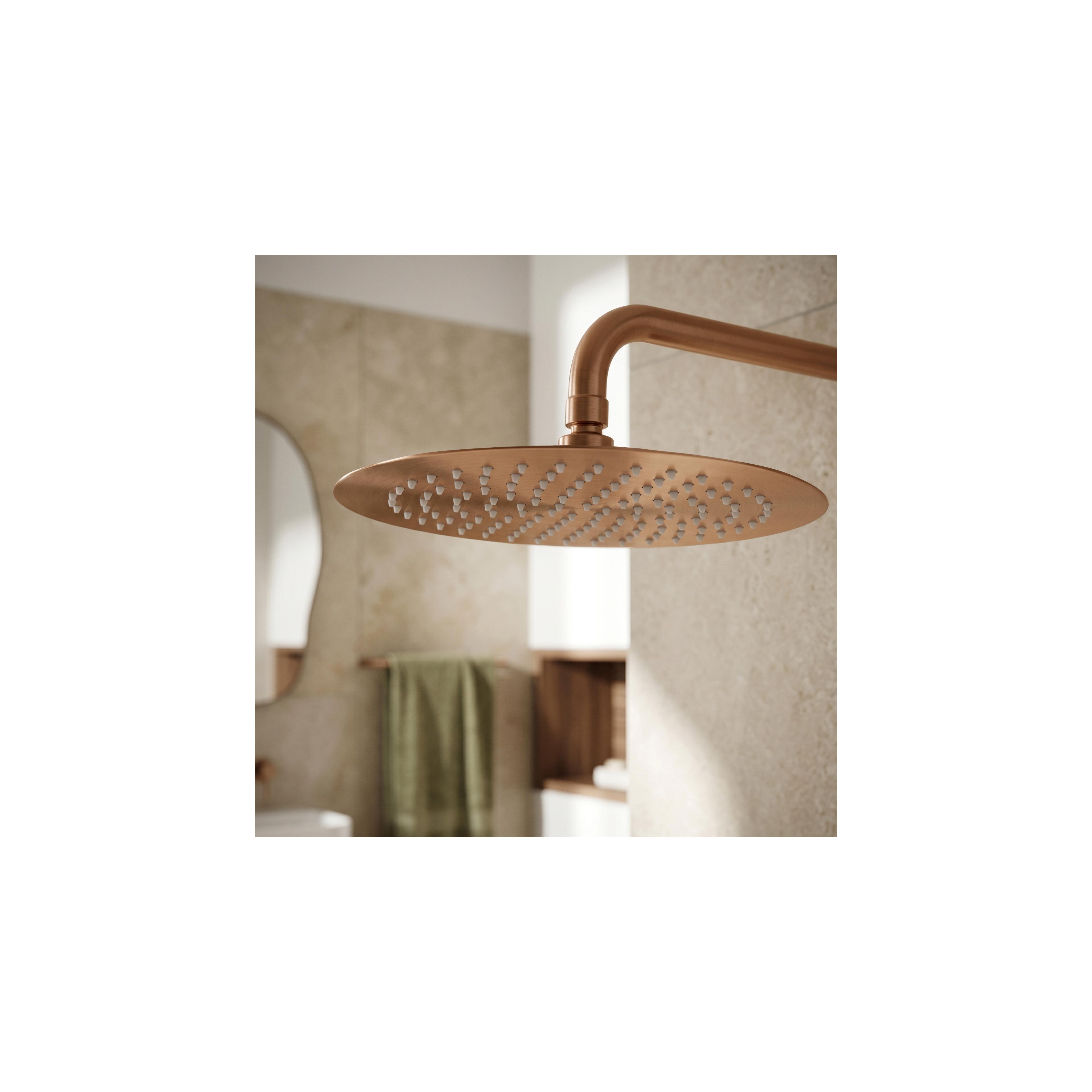 Runde Regendusche REA JS-P014BRG 30cm Brush Copper