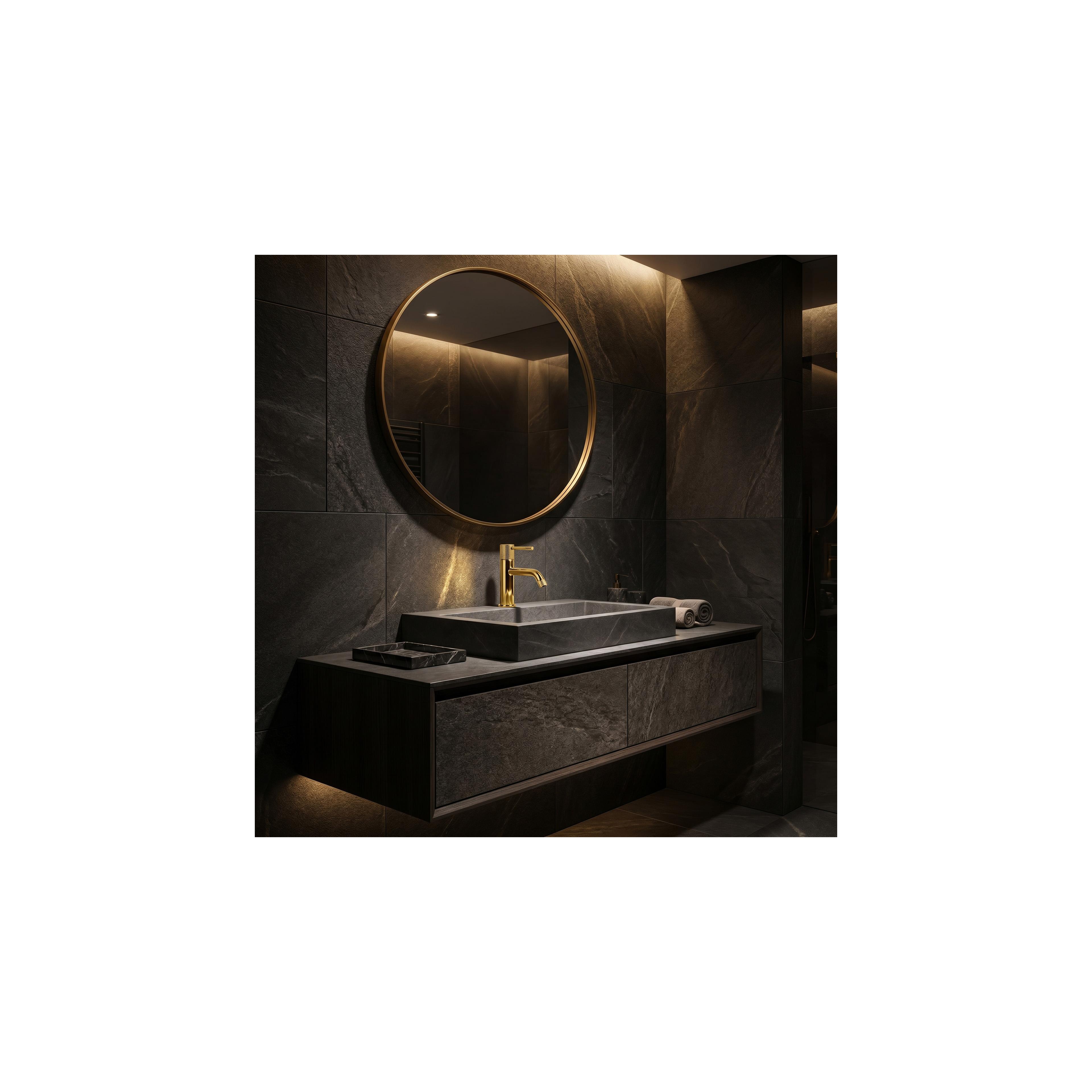 Bathroom faucet Rea Venti Gold Low