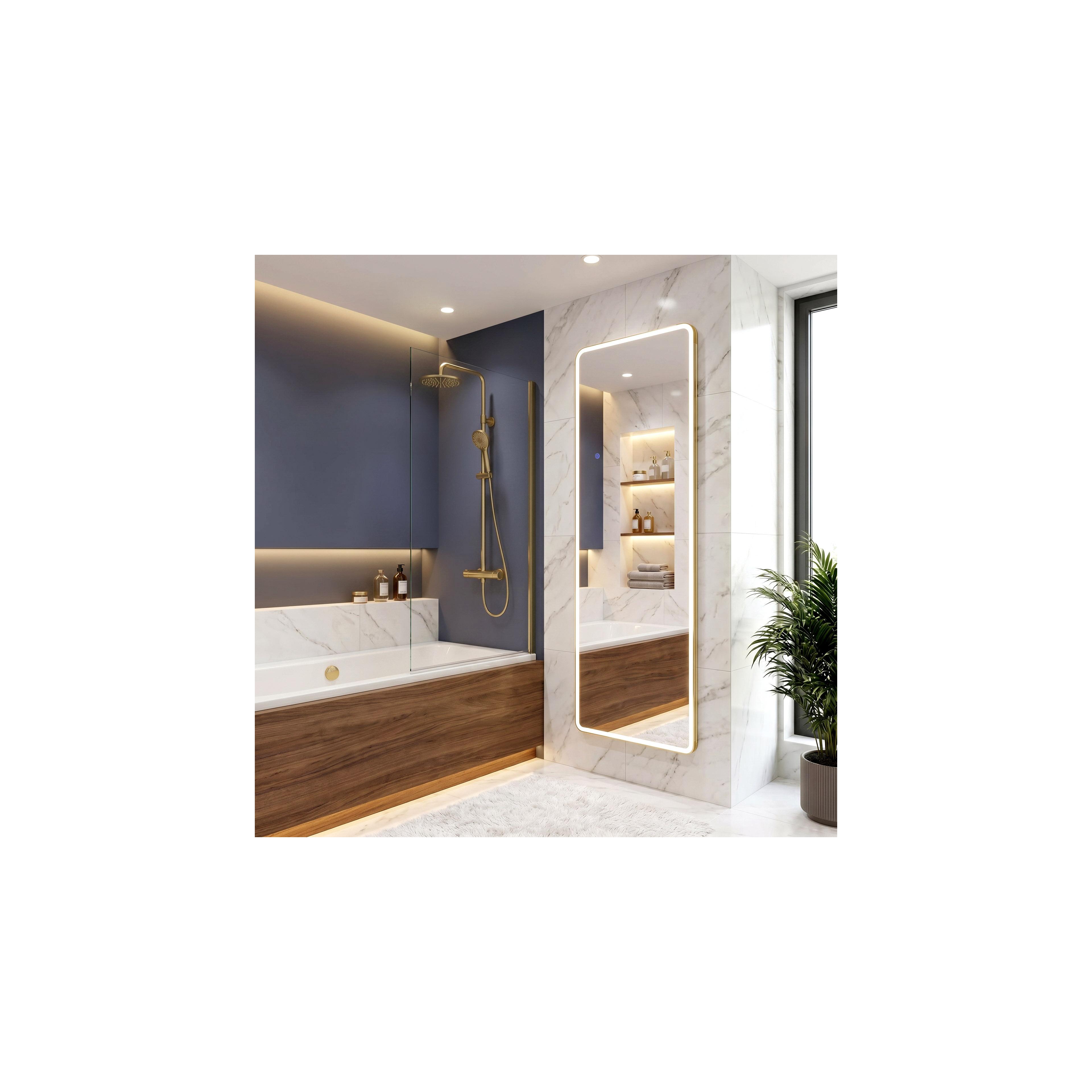 LED-SPEGEL Classico 60x170cm Brush Gold
