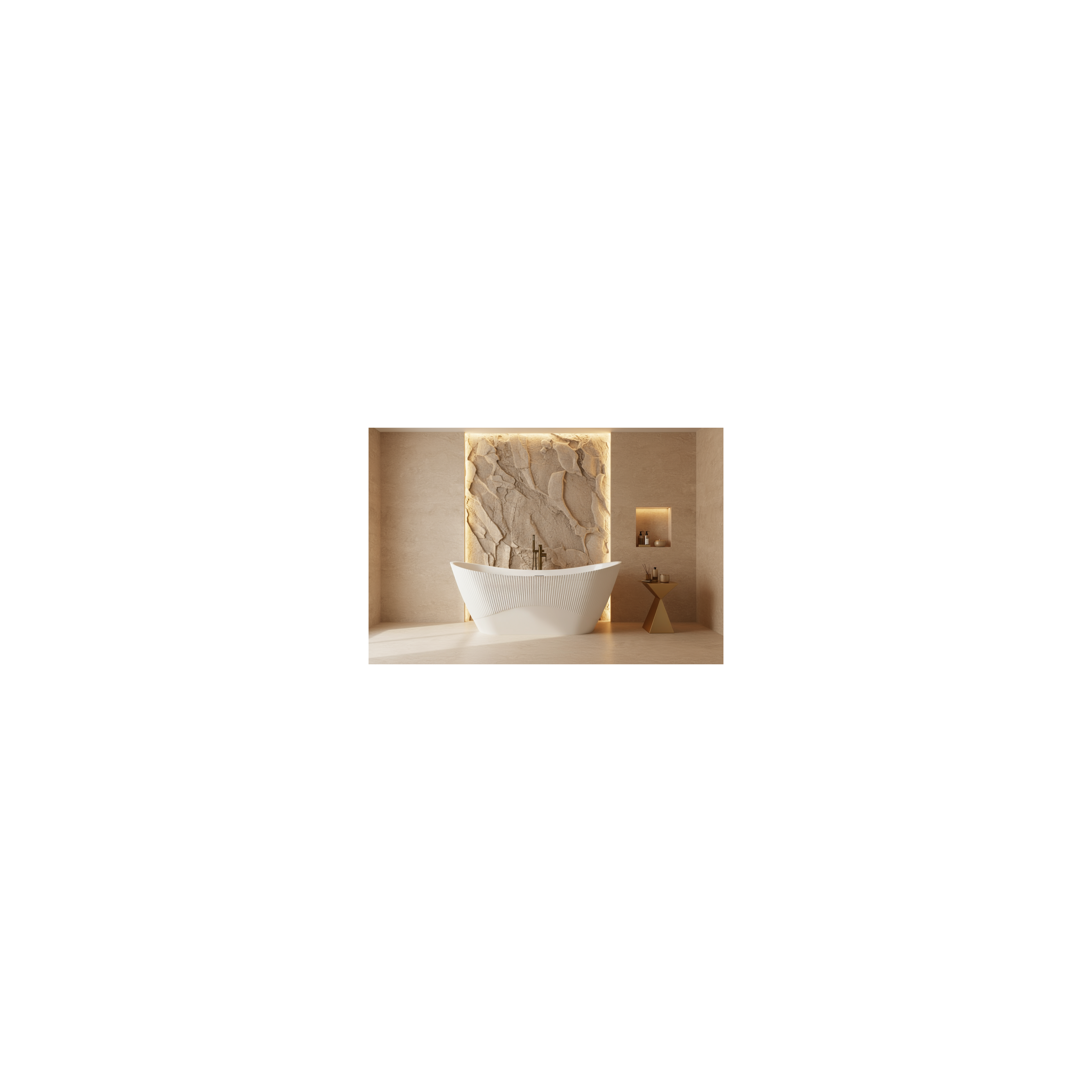 Freestanding Acrylic Bathtub ATENA 170