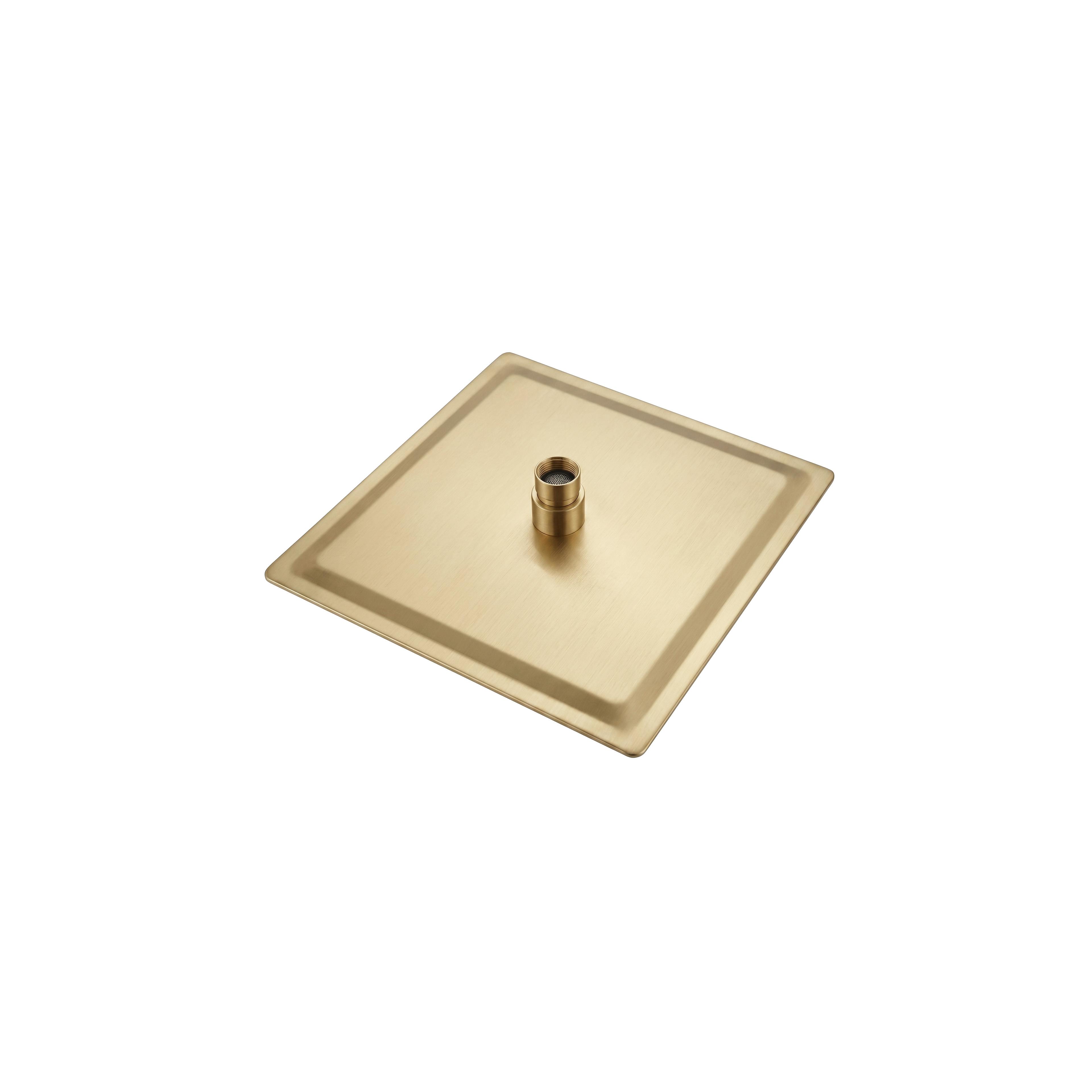 Kvadratna tuš ruža JS-P015BG 25cm Brush Gold