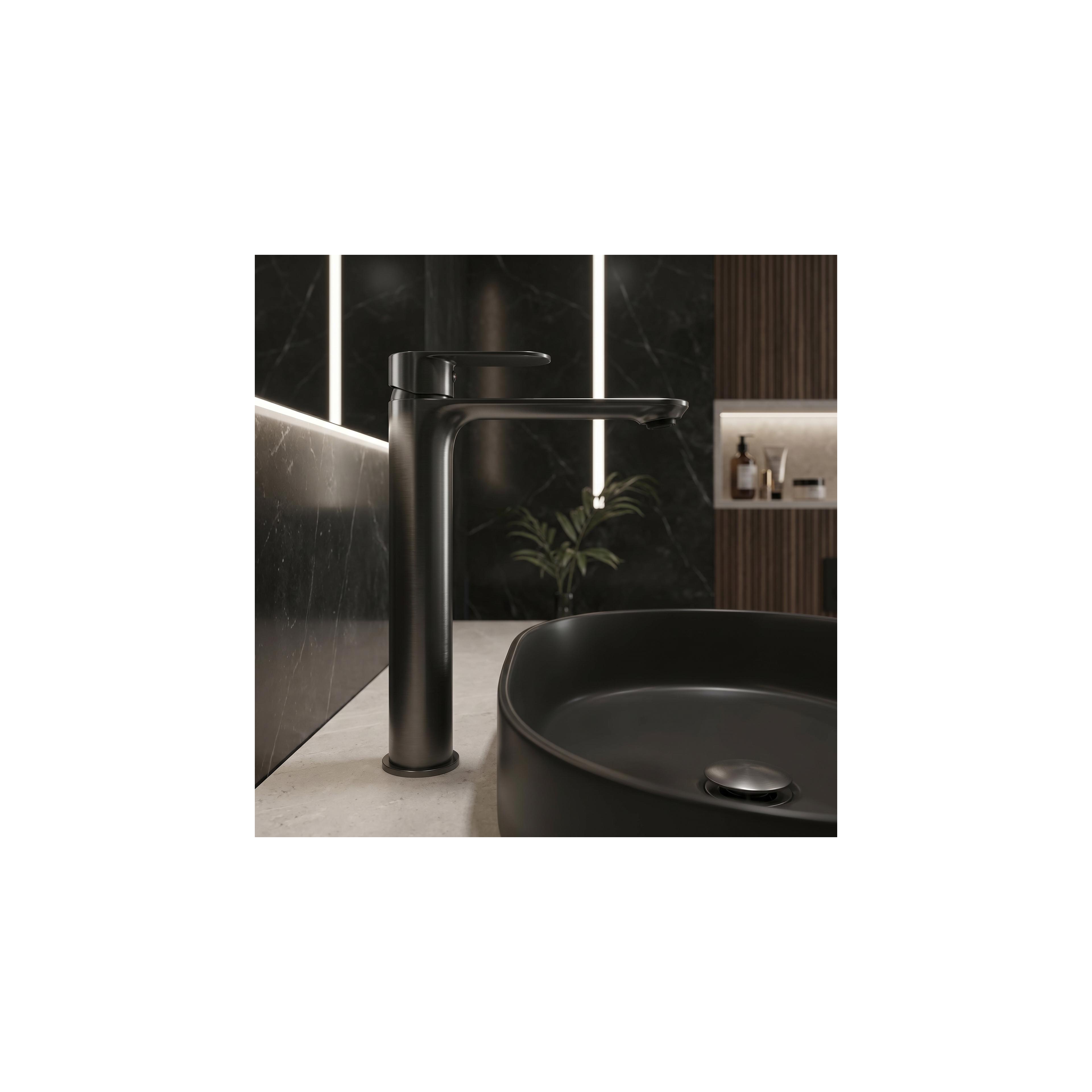 Bathroom faucet Rea Drop Titan High