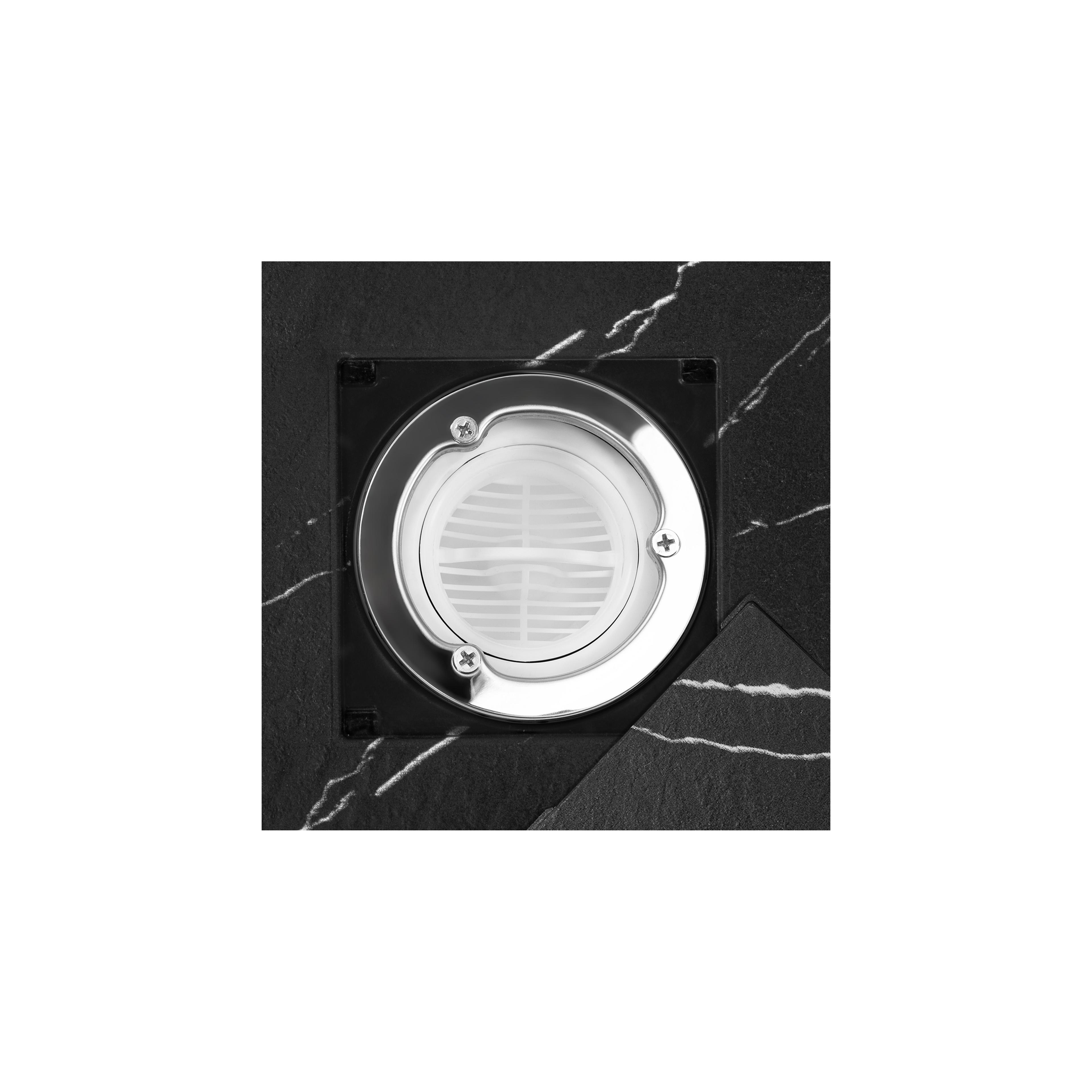 Plato de ducha Magnum CARRARA BLACK 90x90