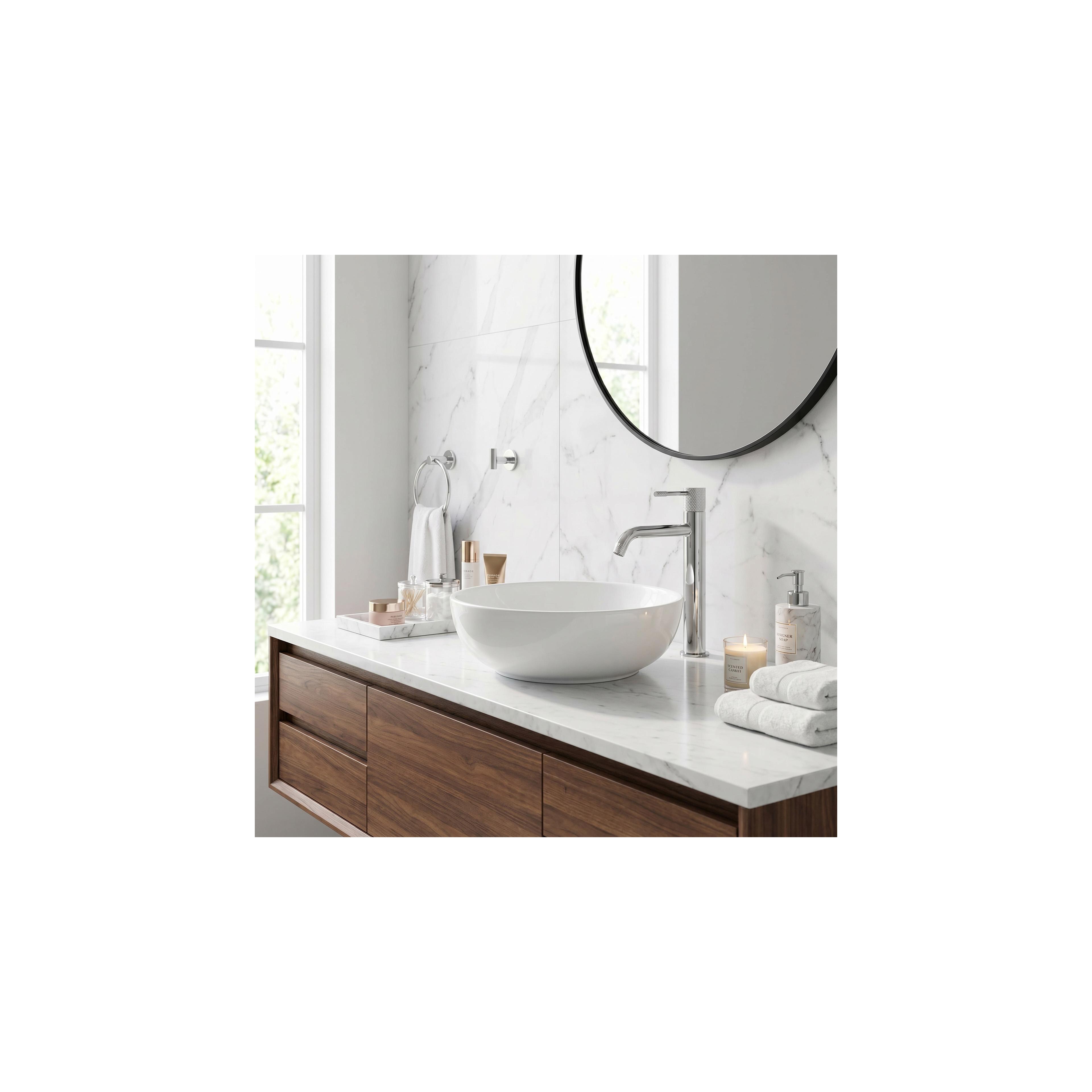 Bathroom faucet Rea Venti Chrome High
