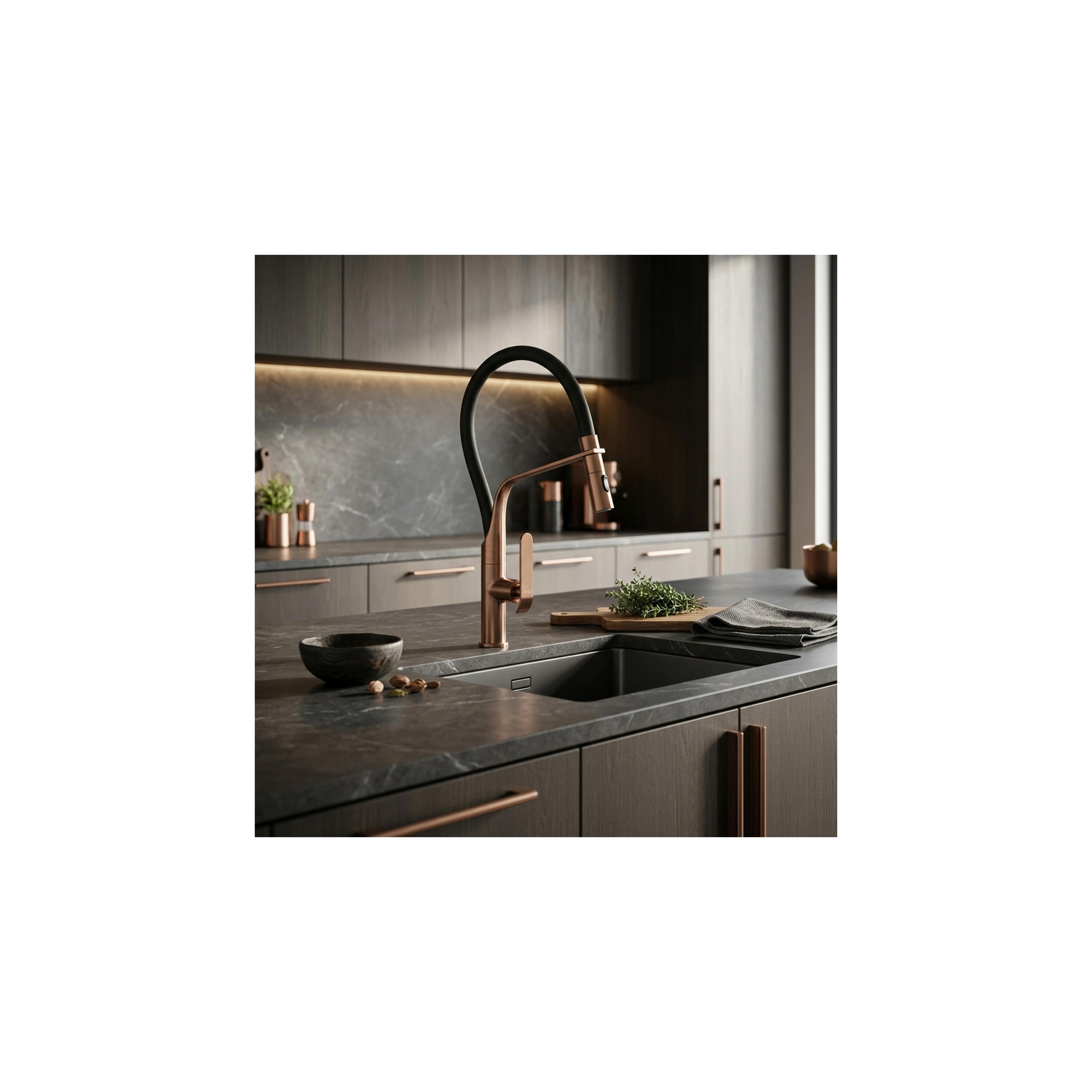 Robinet de cuisine Rea Castor Copper Brush