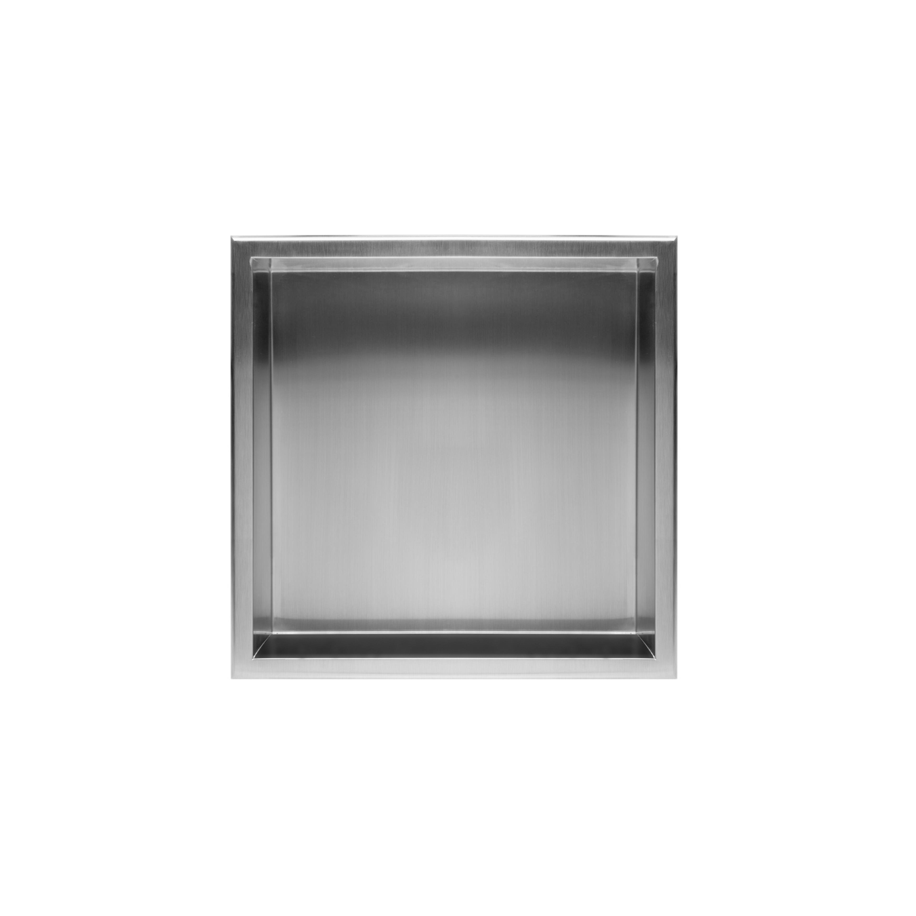bathroom shelf 30x30 steel brush
