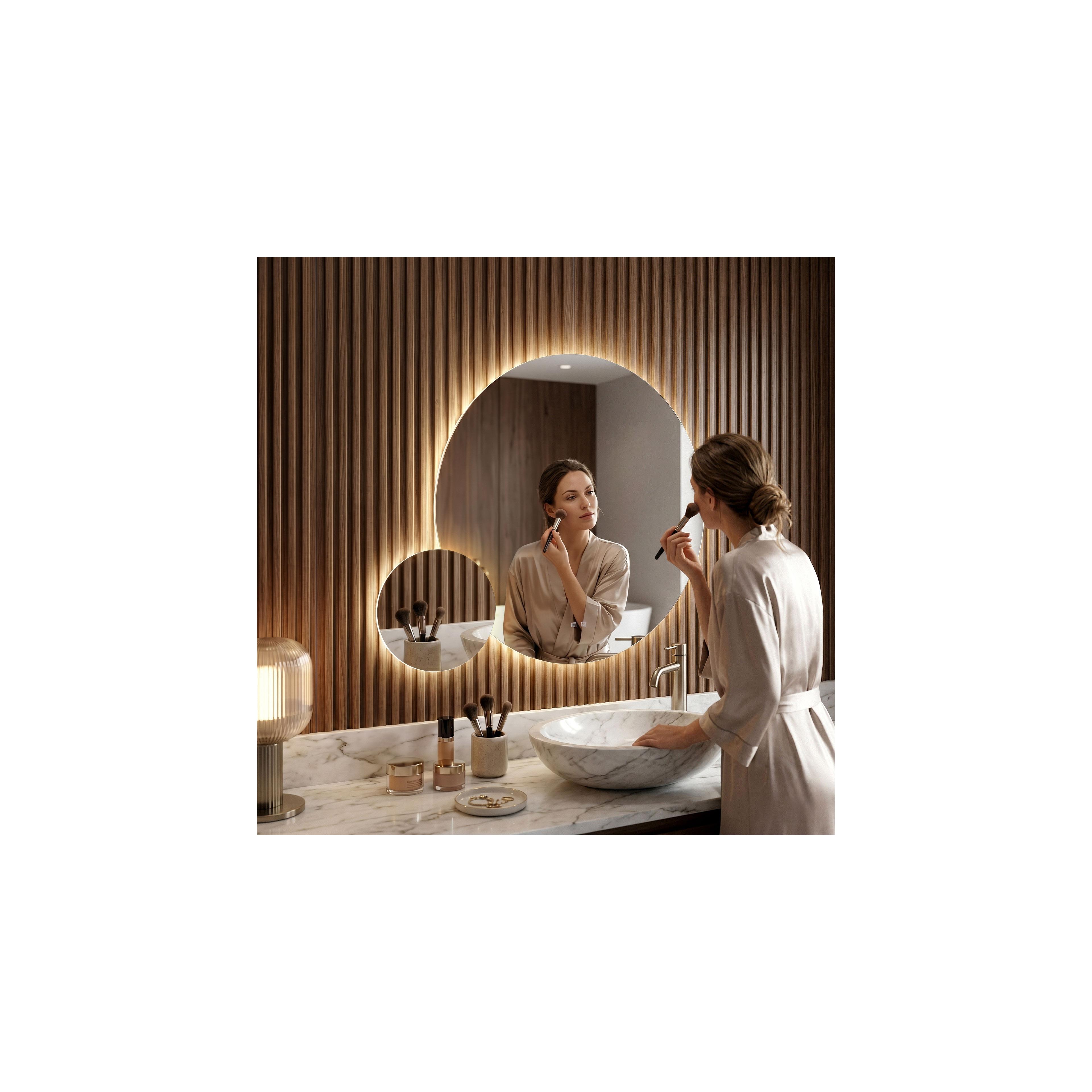 Specchio LED R-8040 80cm + 40cm