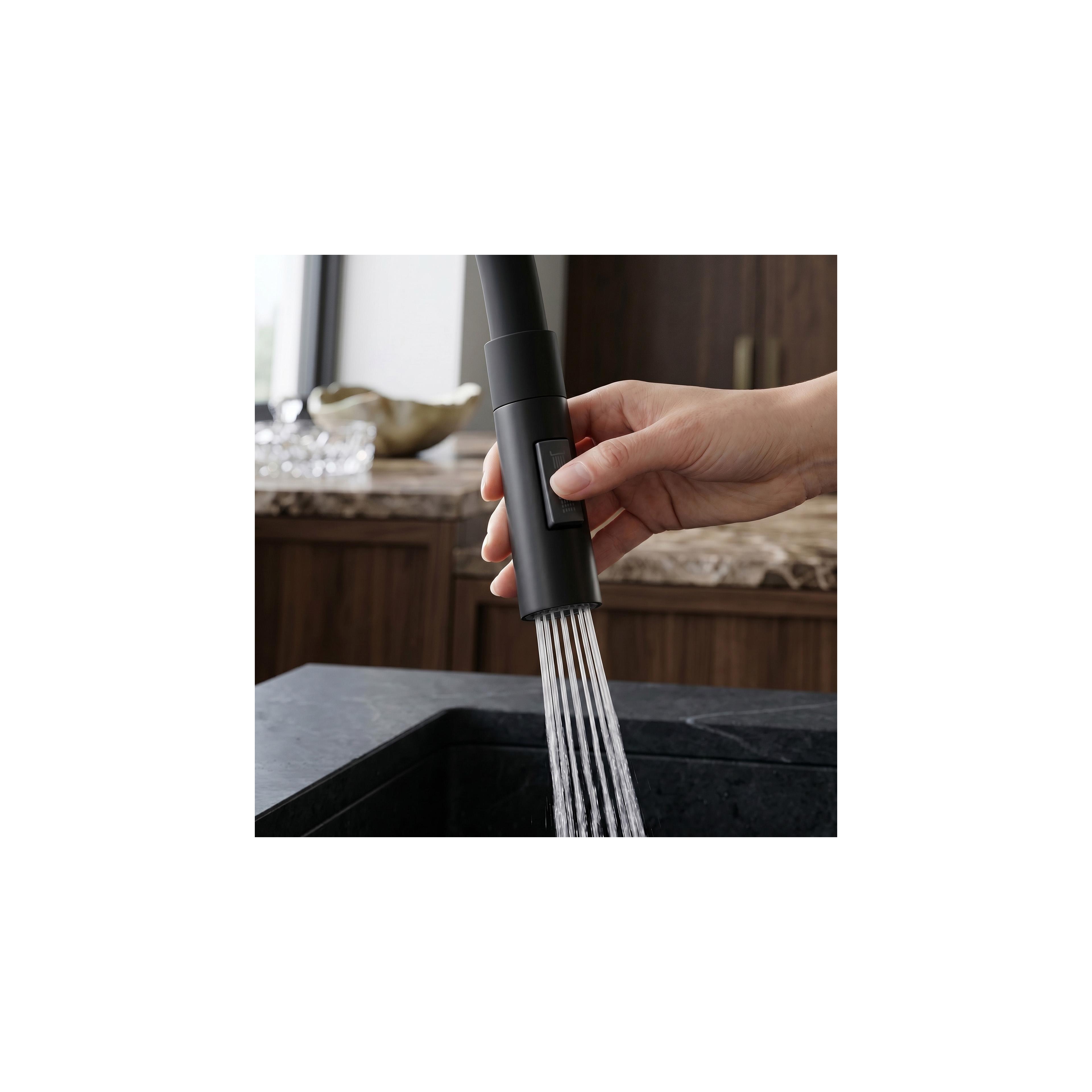 Kitchen faucet REA Lago Black