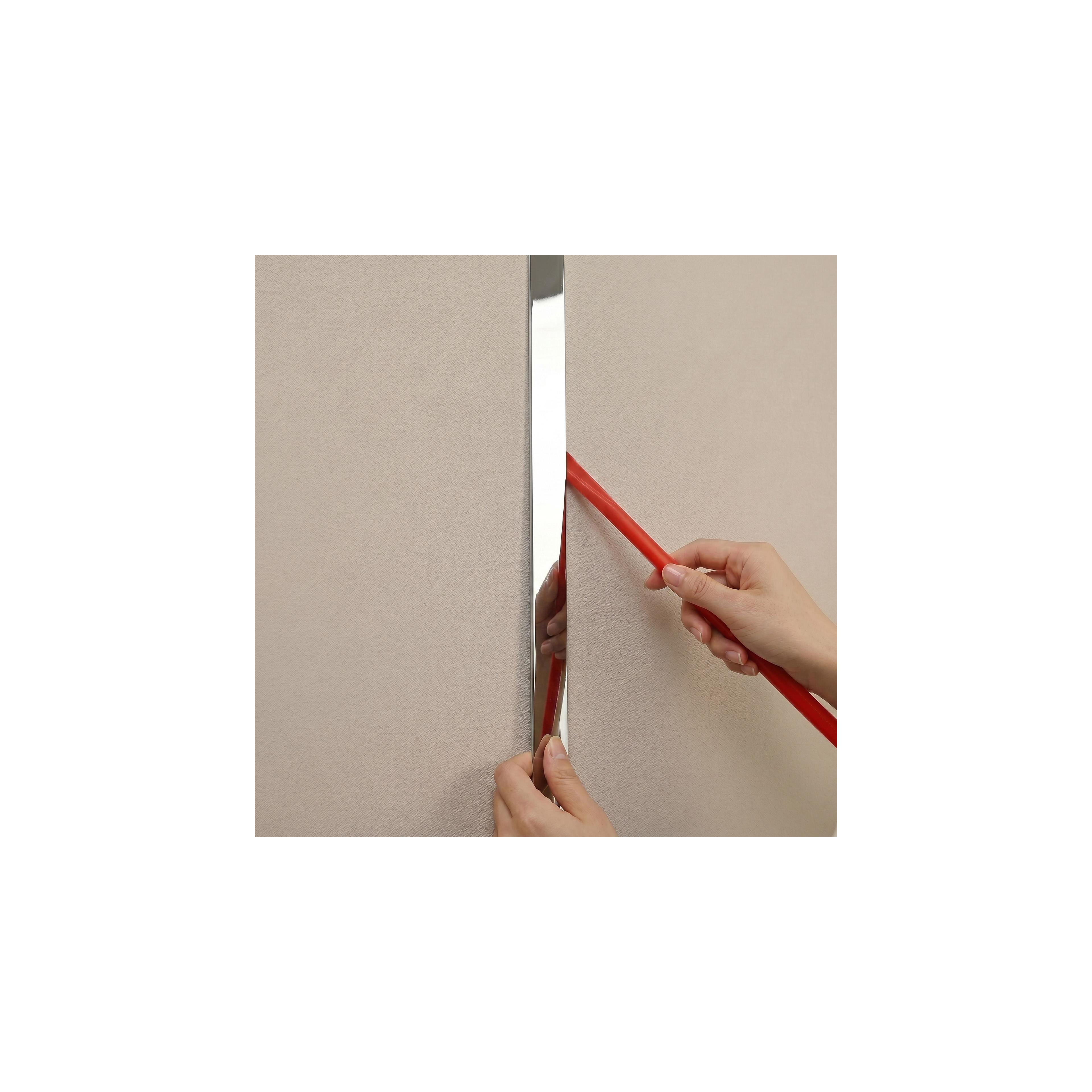 Self-adhesive decorative trim Rea P14454CC 3,8cm Silver