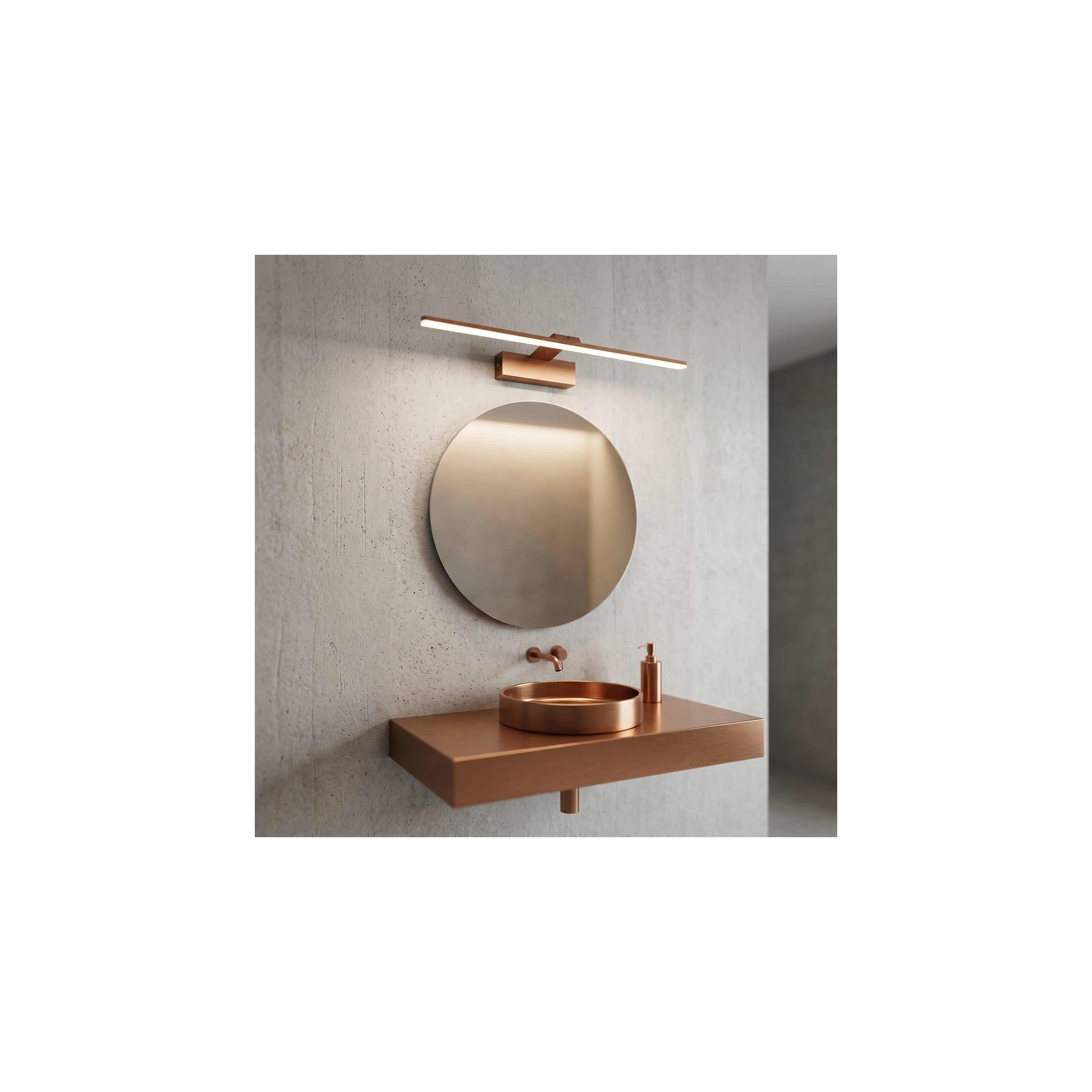 Vannitoa seina LED-valgusti SWE014-1W 58cm BRUSH COPPER