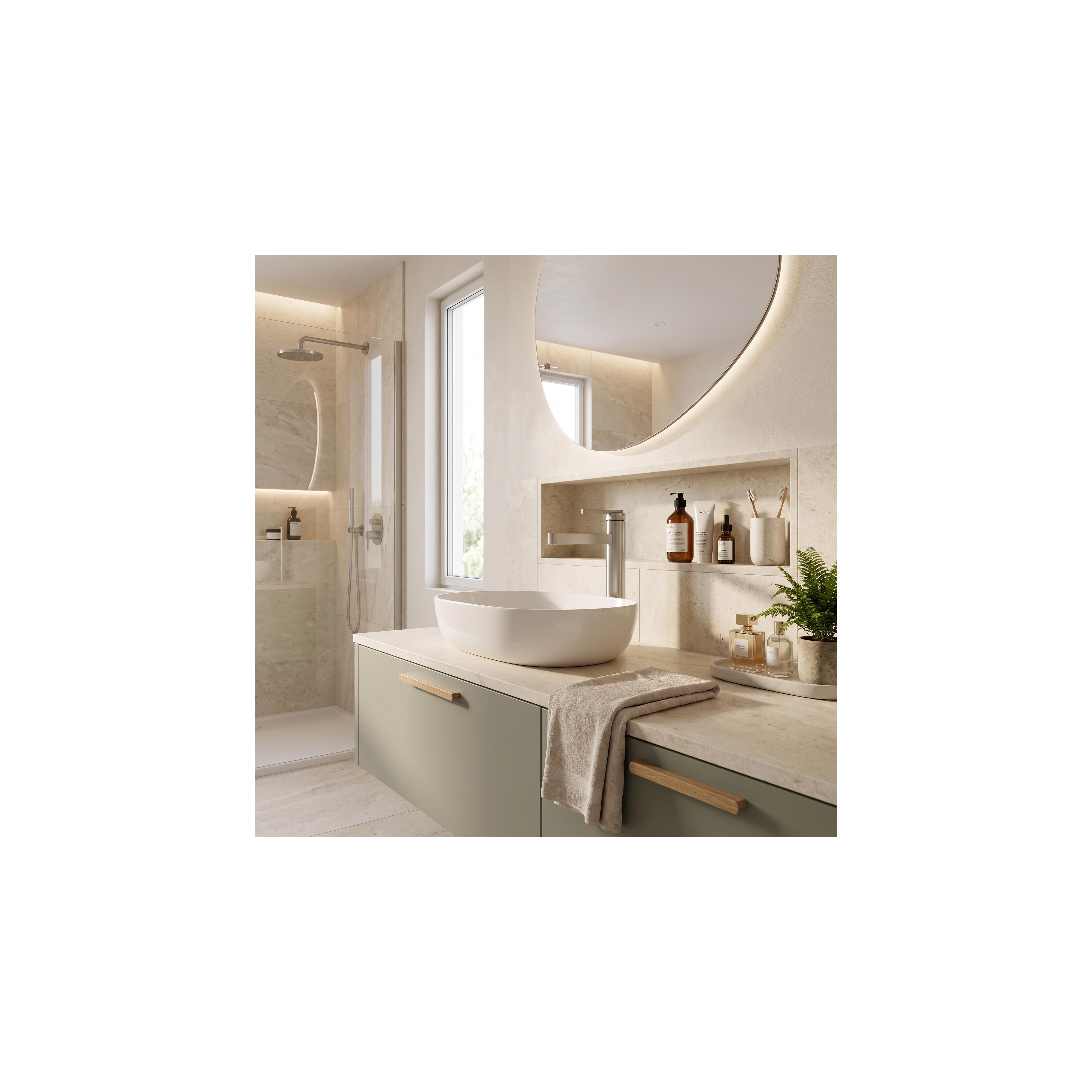 Robinet de salle de bain Rea Grace Brush Nickel High