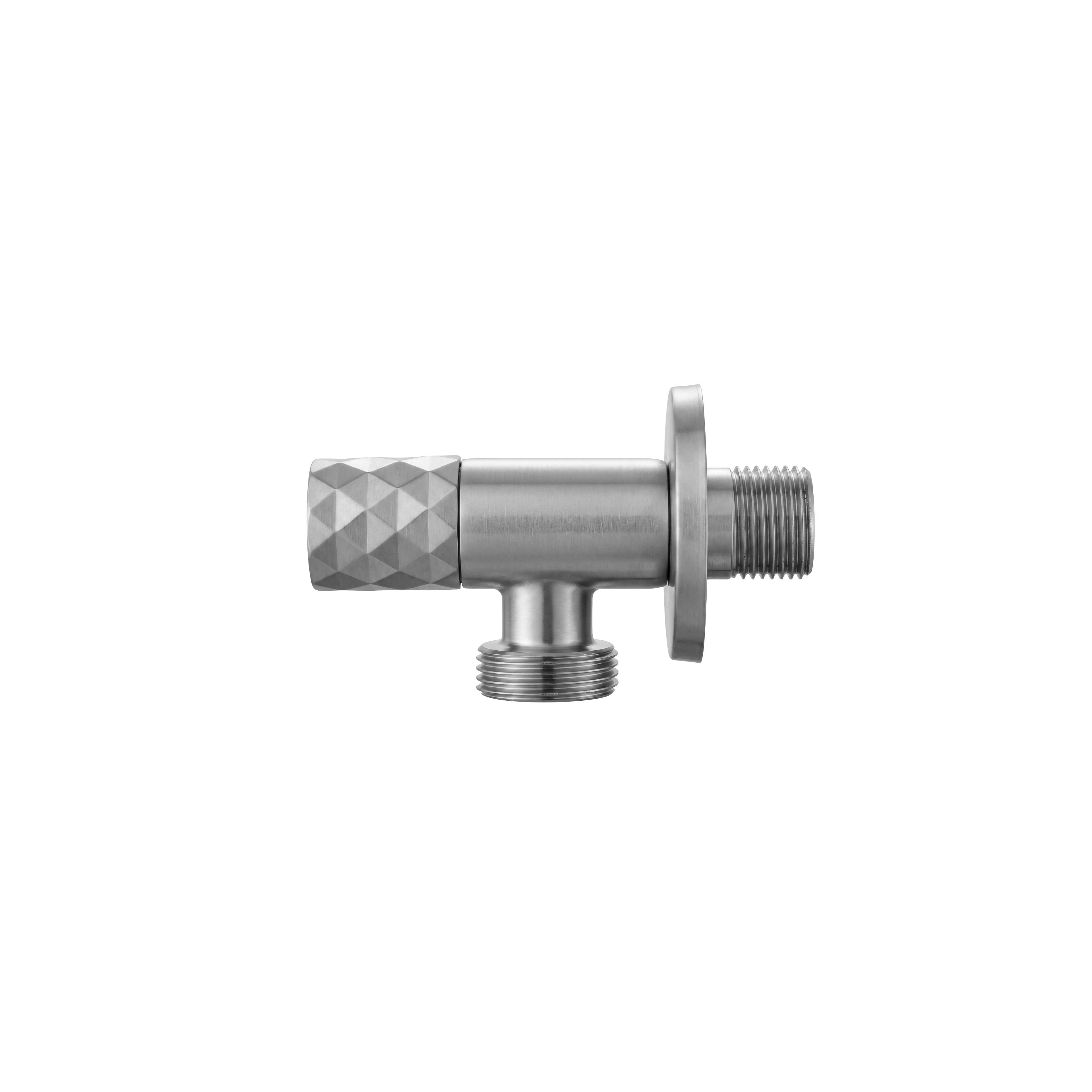Kampinis vožtuvas Diamond 03 1/2" x 3/4" Brush Nickel