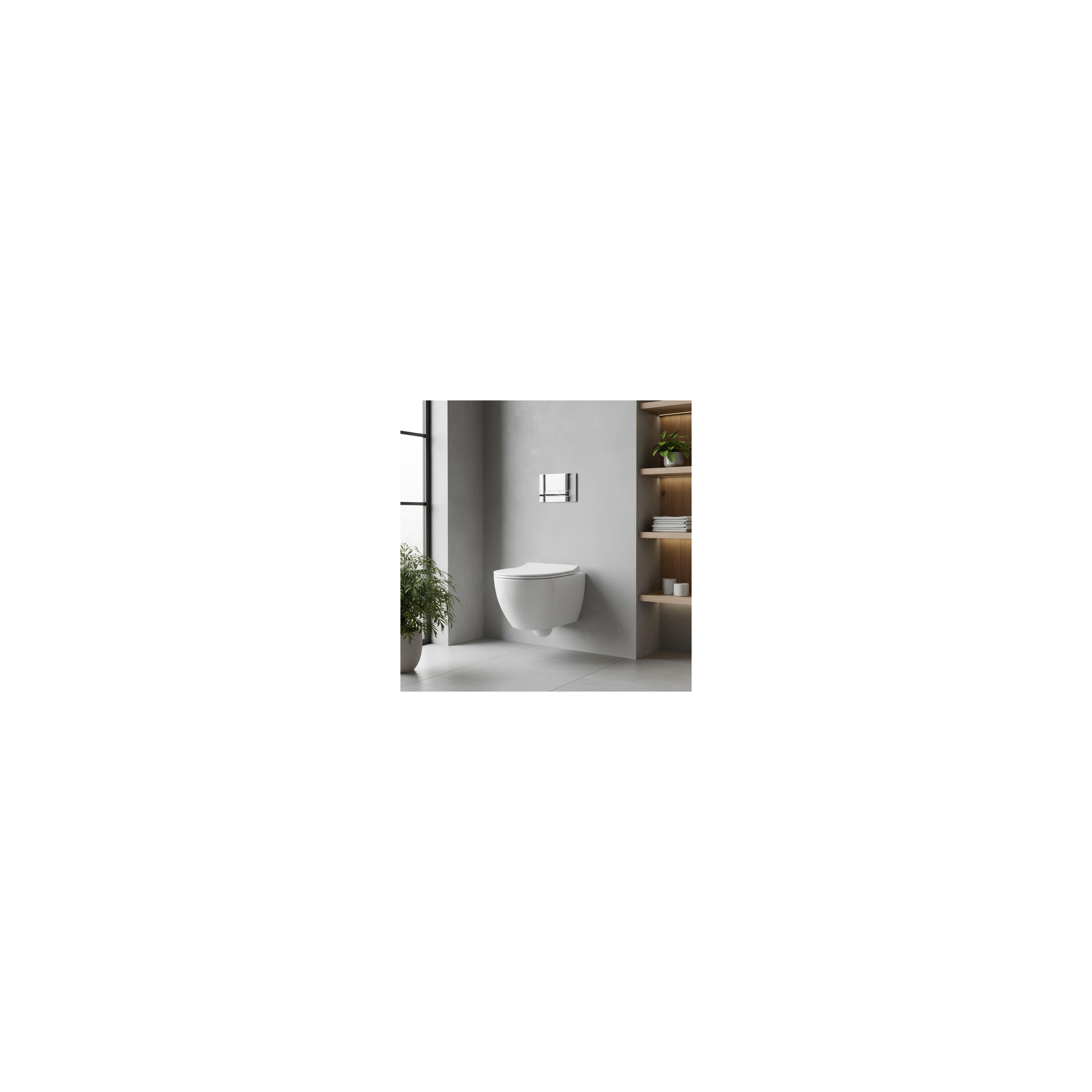 Plaque de commande WC type Rea HD K011A-Q Chrome