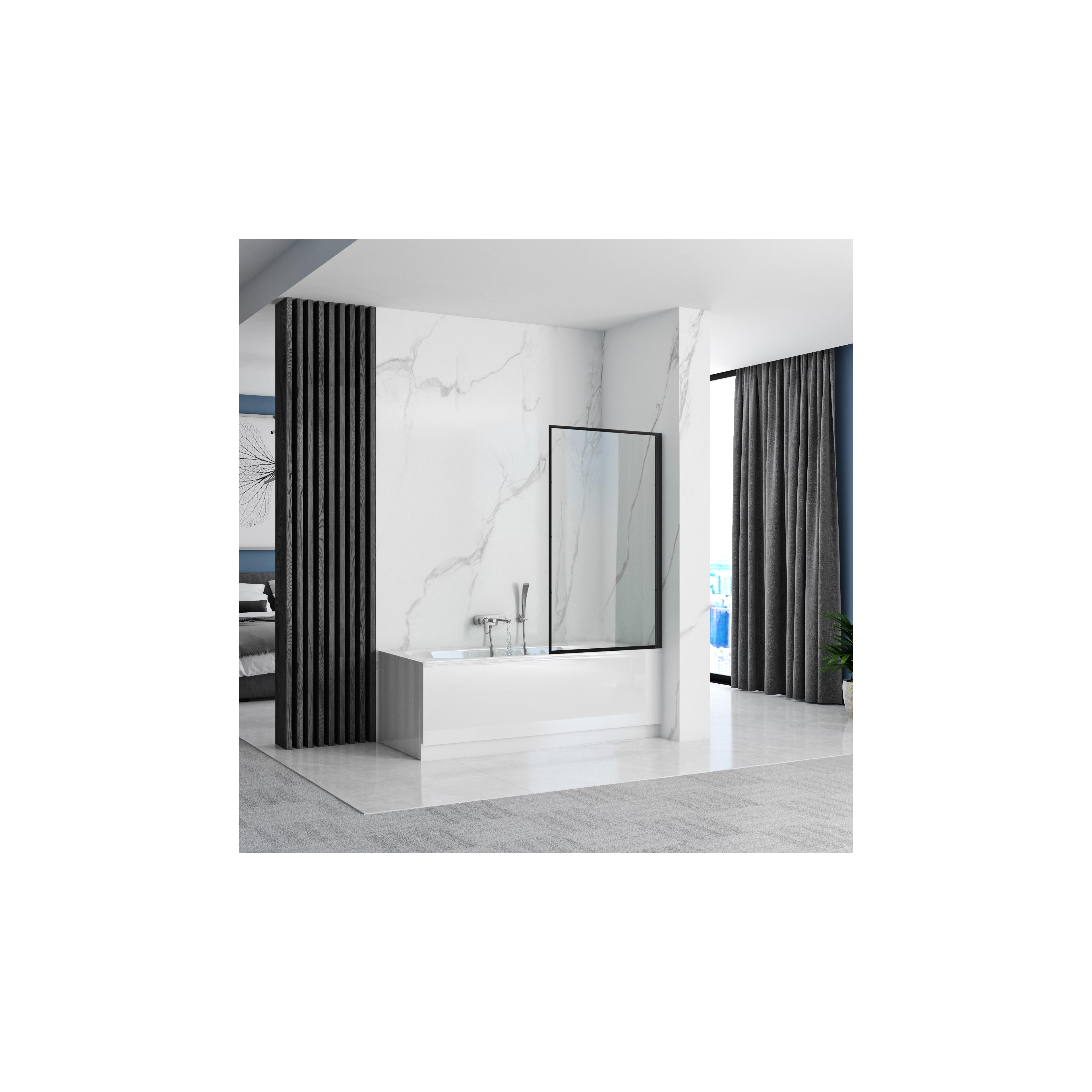 Badewanneaufsatz Rea Lagos Fix 70 Black