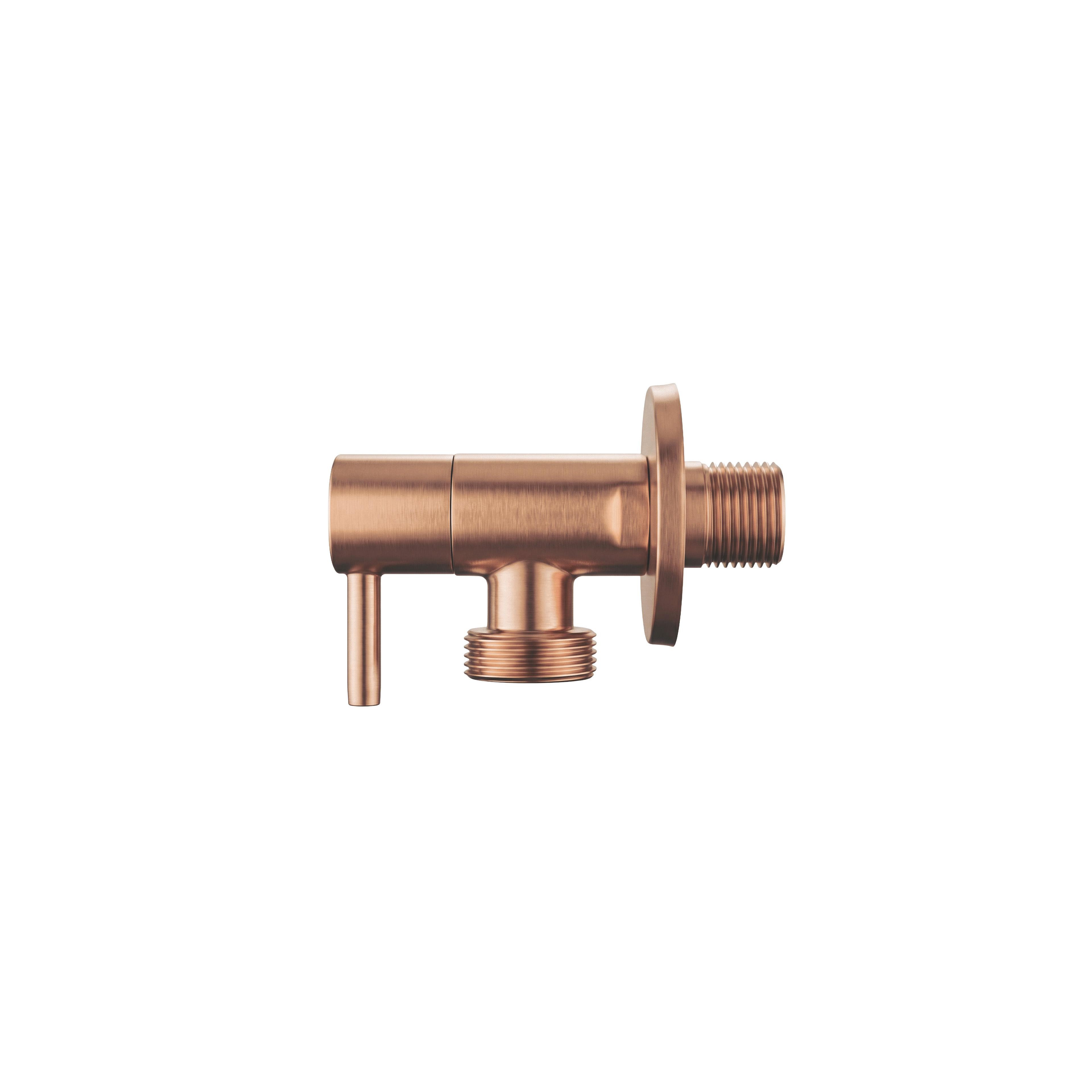 Ugaoni ventil 1/2" x 3/4" Brush Copper