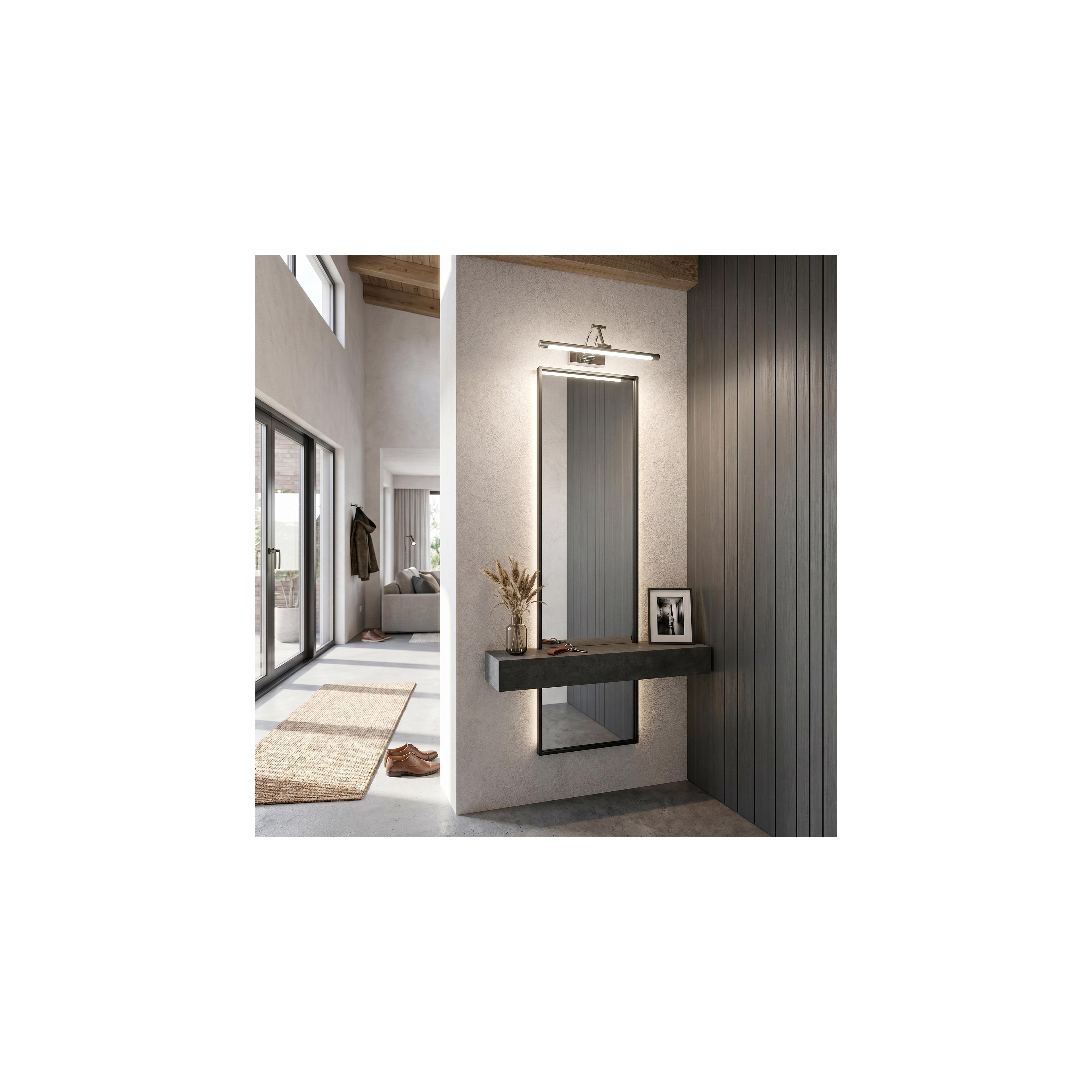 Badrum vägg LED-lampa SWE016-1W 42cm Chrome