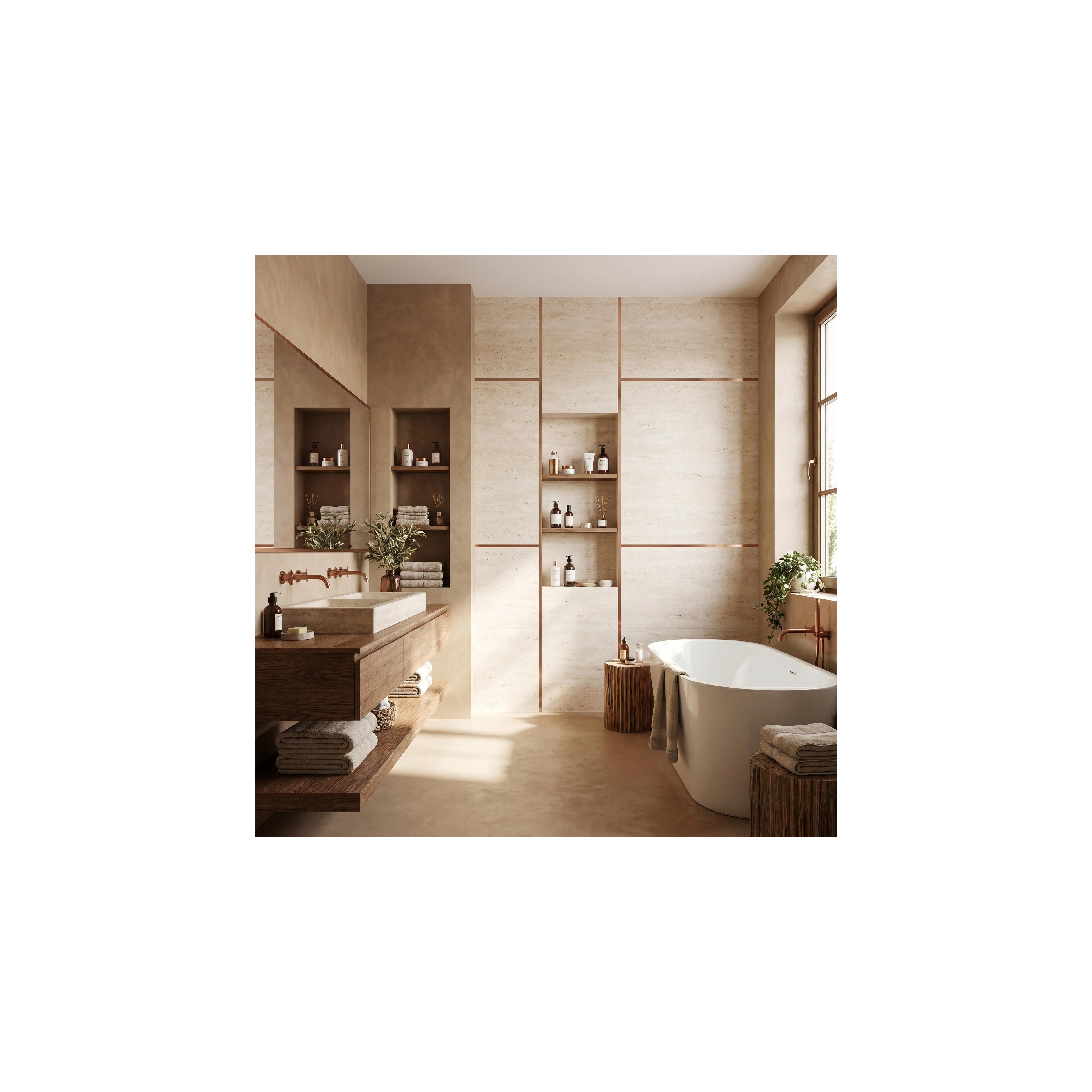 Self-adhesive decorative trim Rea P14454A 2cm Brush Copper