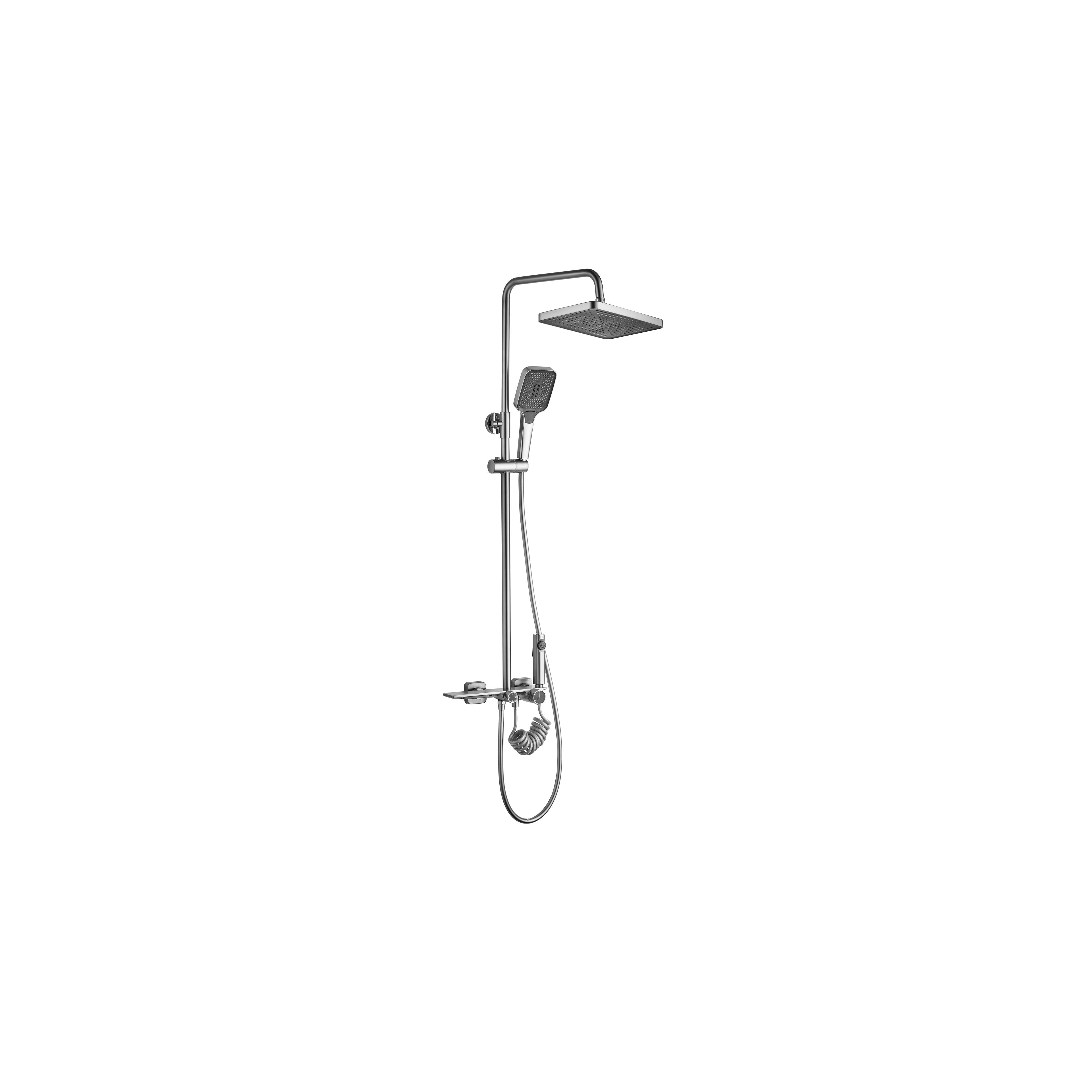 Set doccia REA HELIX  Nickel Brush INOX