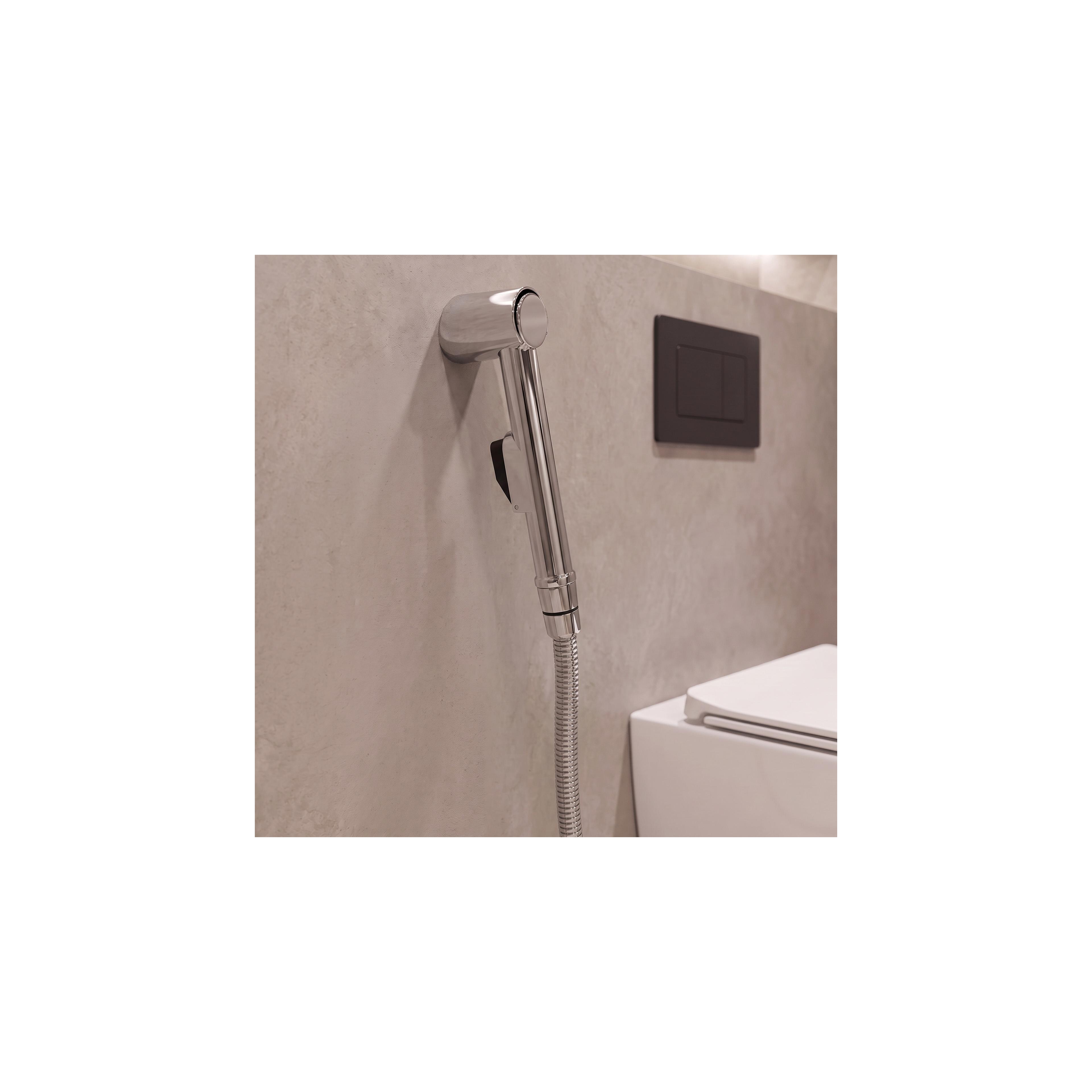 Washbasin faucet with bidetta Rea Lungo Chrome