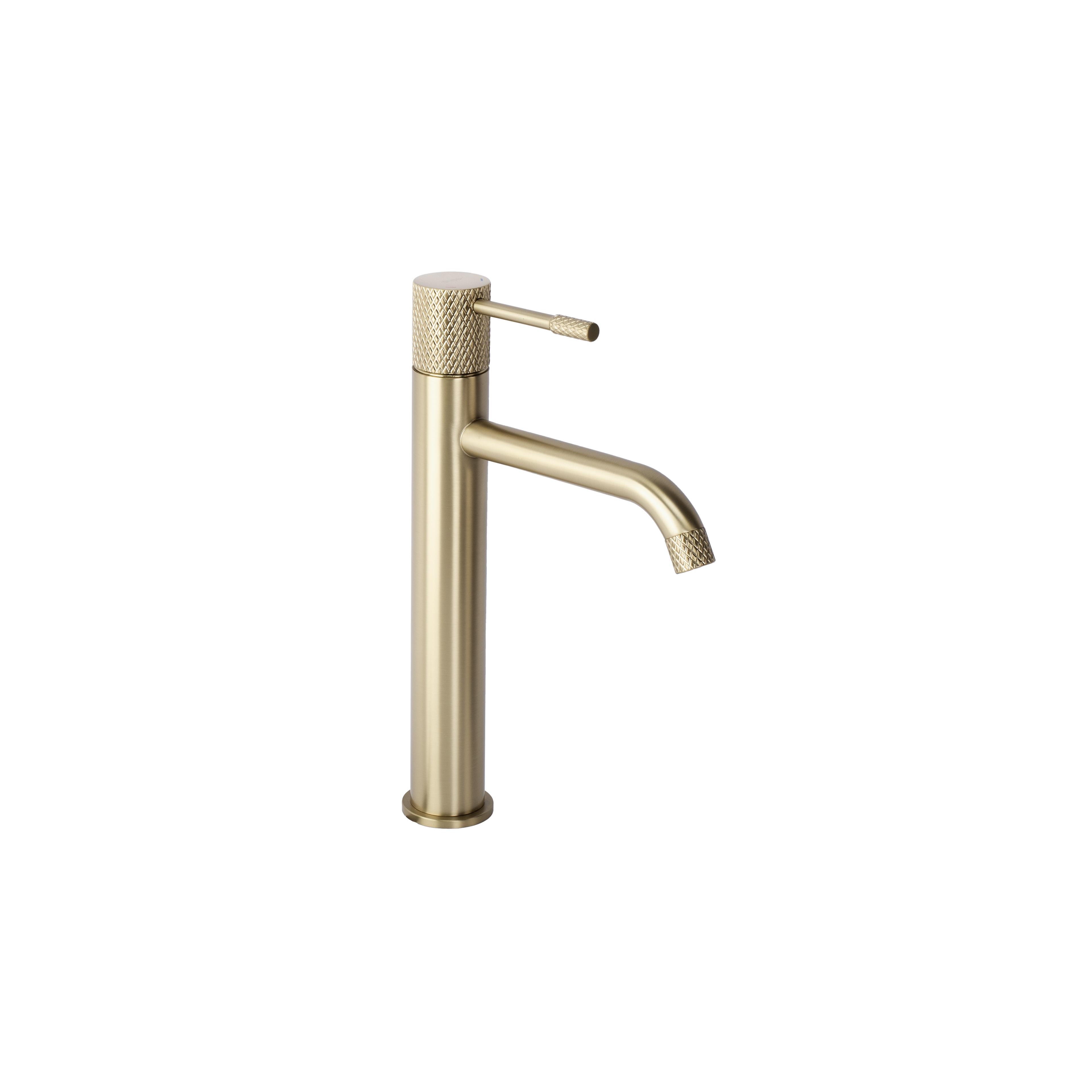 Bathroom faucet Rea Venti Brush Gold High