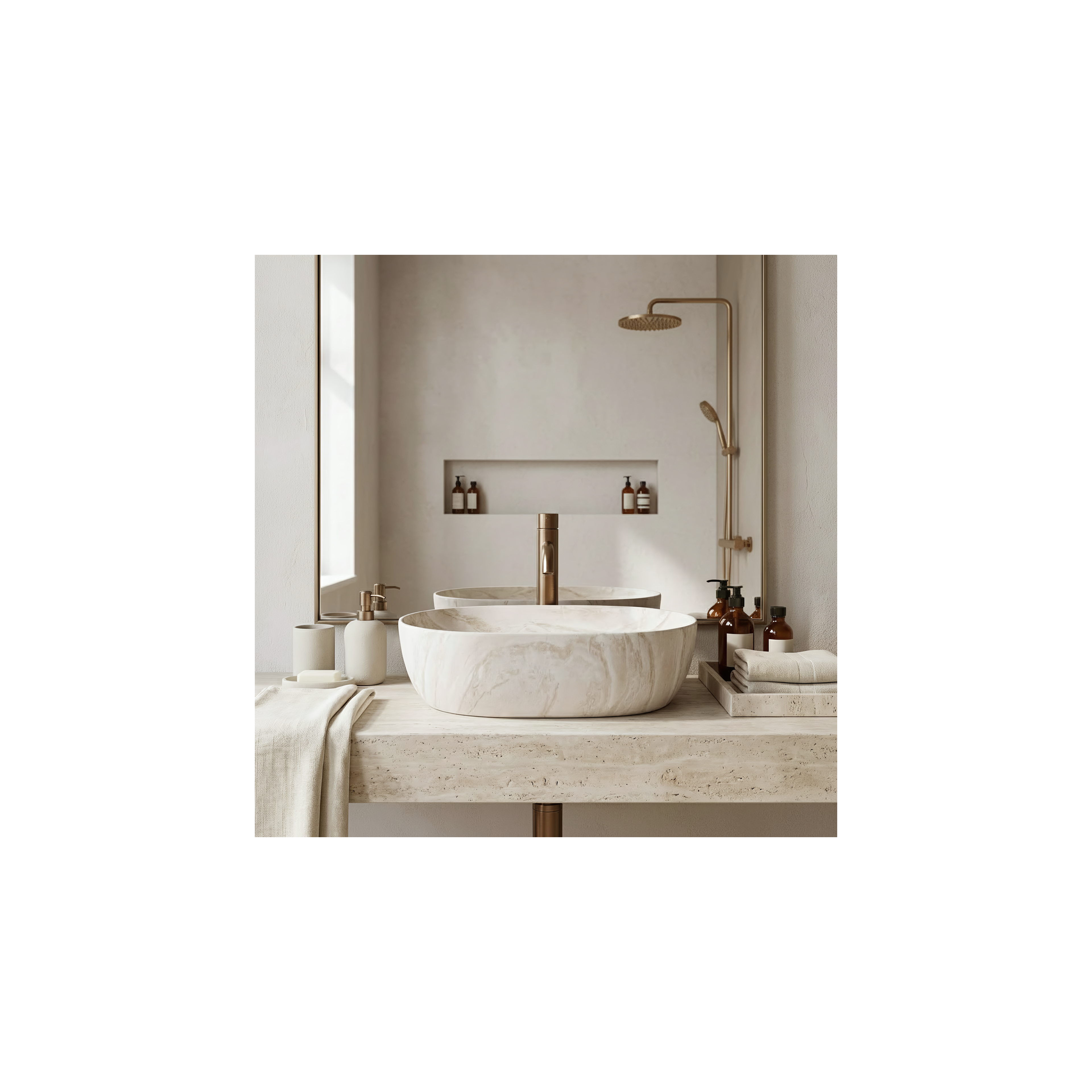 Countertop Basin Rea Amelia Kallisto 48