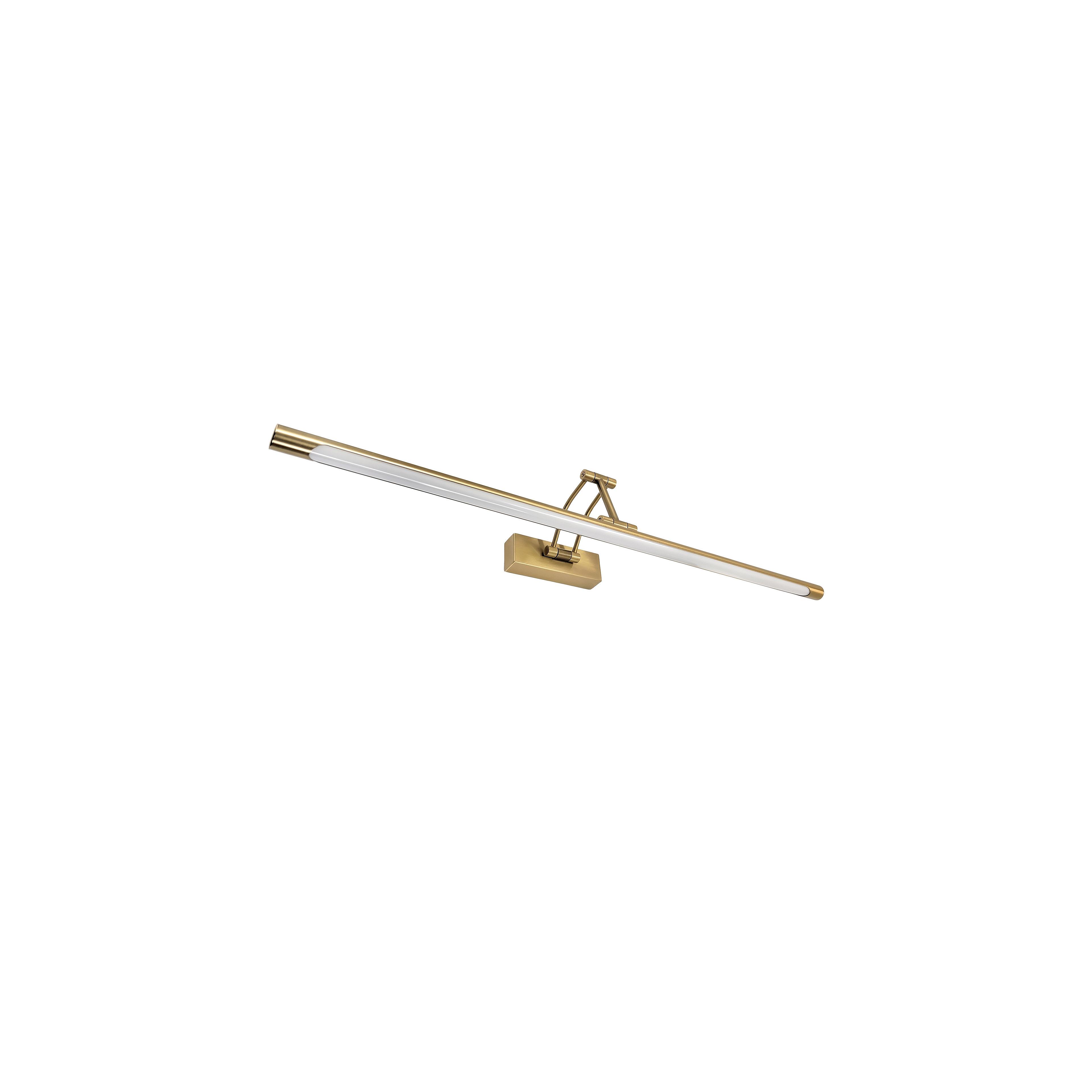 Badrum vägg LED-lampa SWE024-1W 80cm Brush Gold