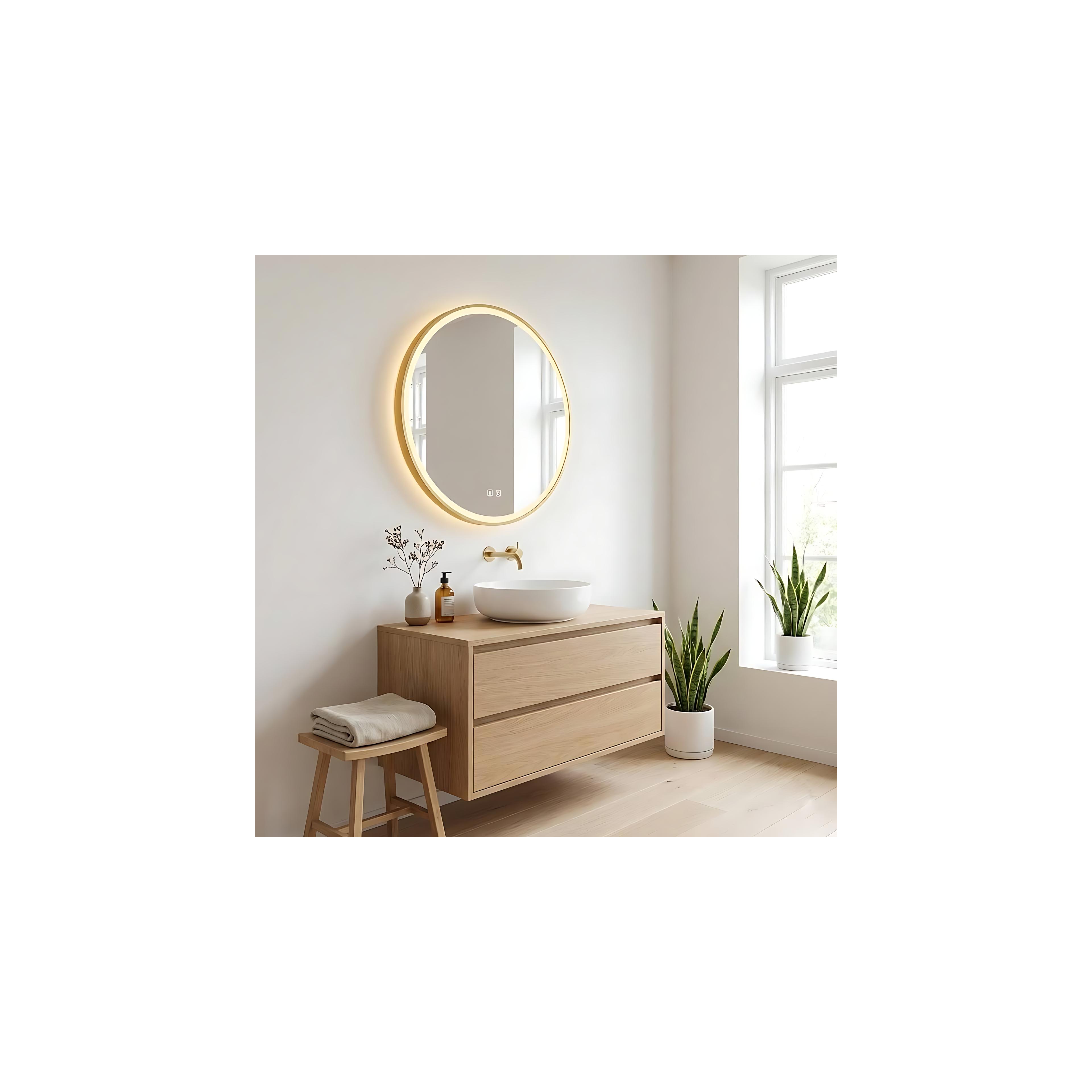 Miroir LED 90cm MMJ Gold