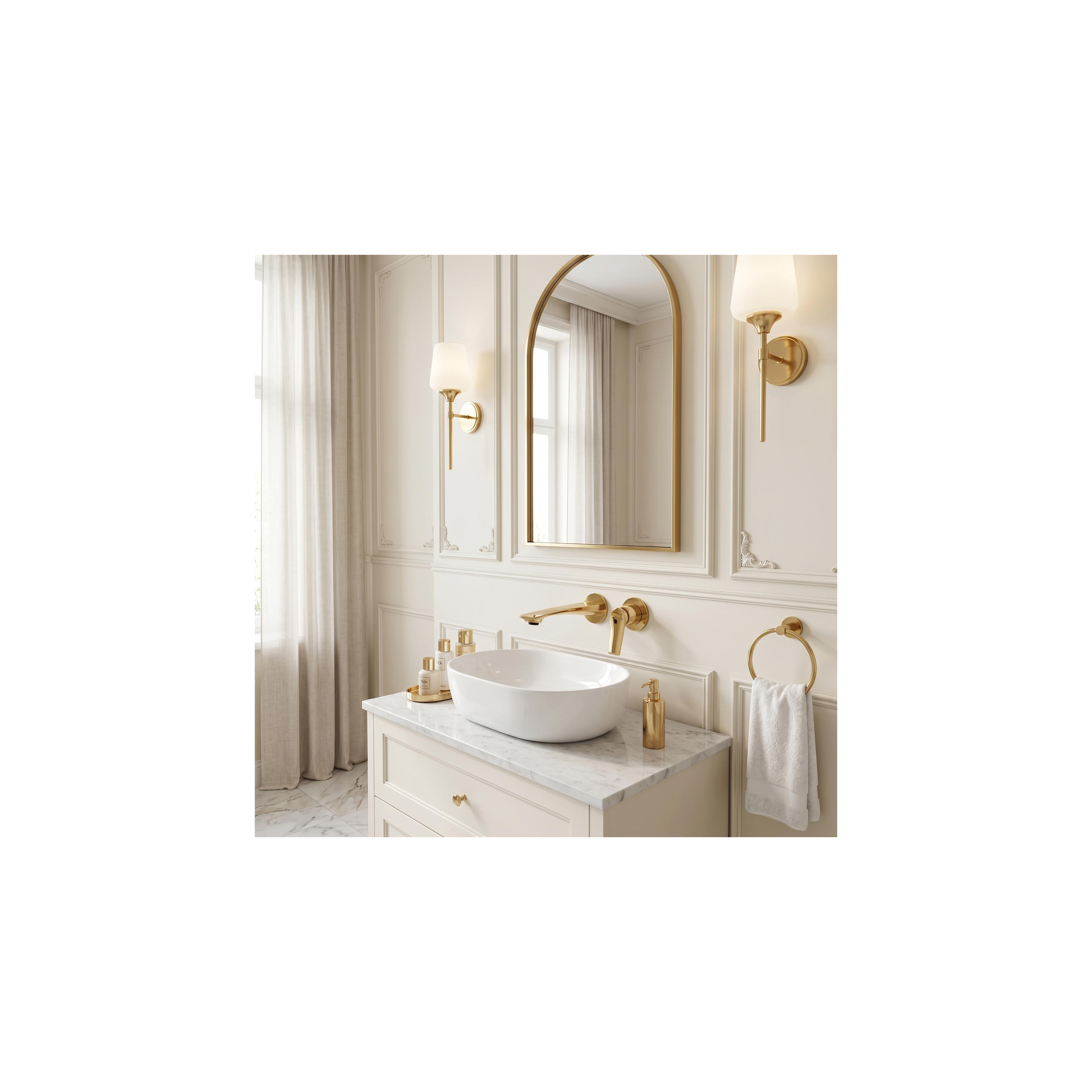 Mitigeur de lavabo encastrable REA VISION Gold + BOX