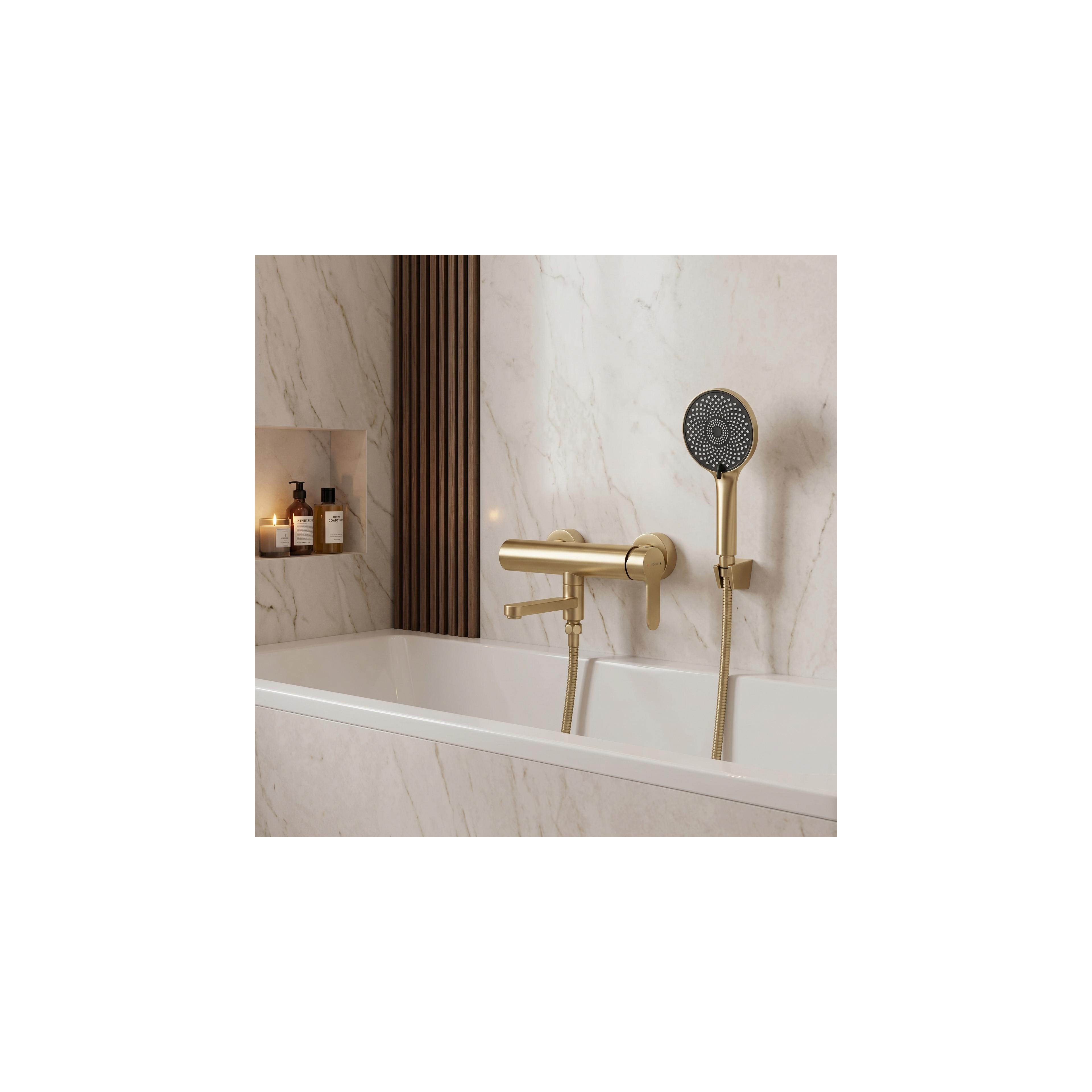 Baterie pentru cadă Rea Arcos Brushed Gold